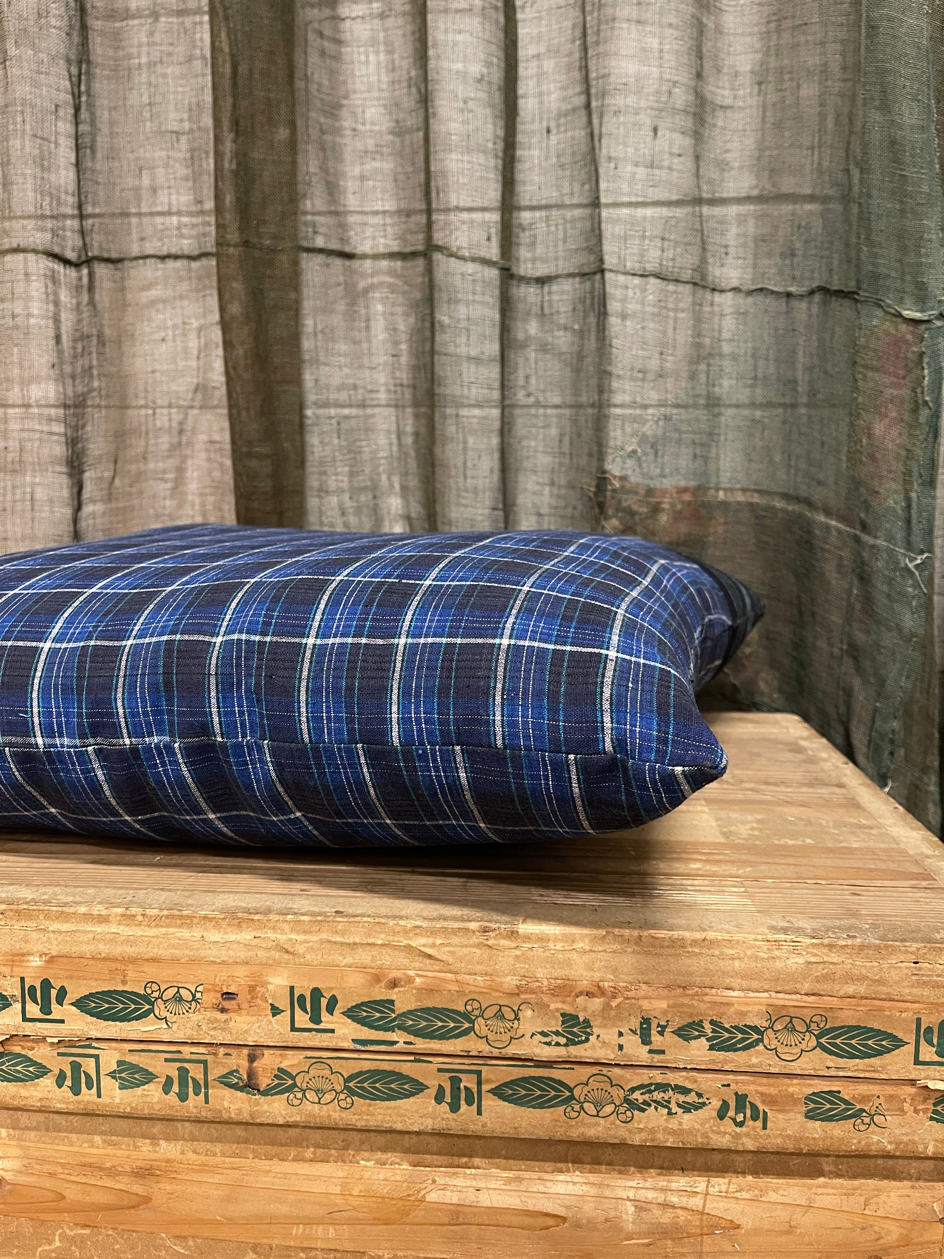 Japanese Floor Cushions Covered with Cotton Fabric