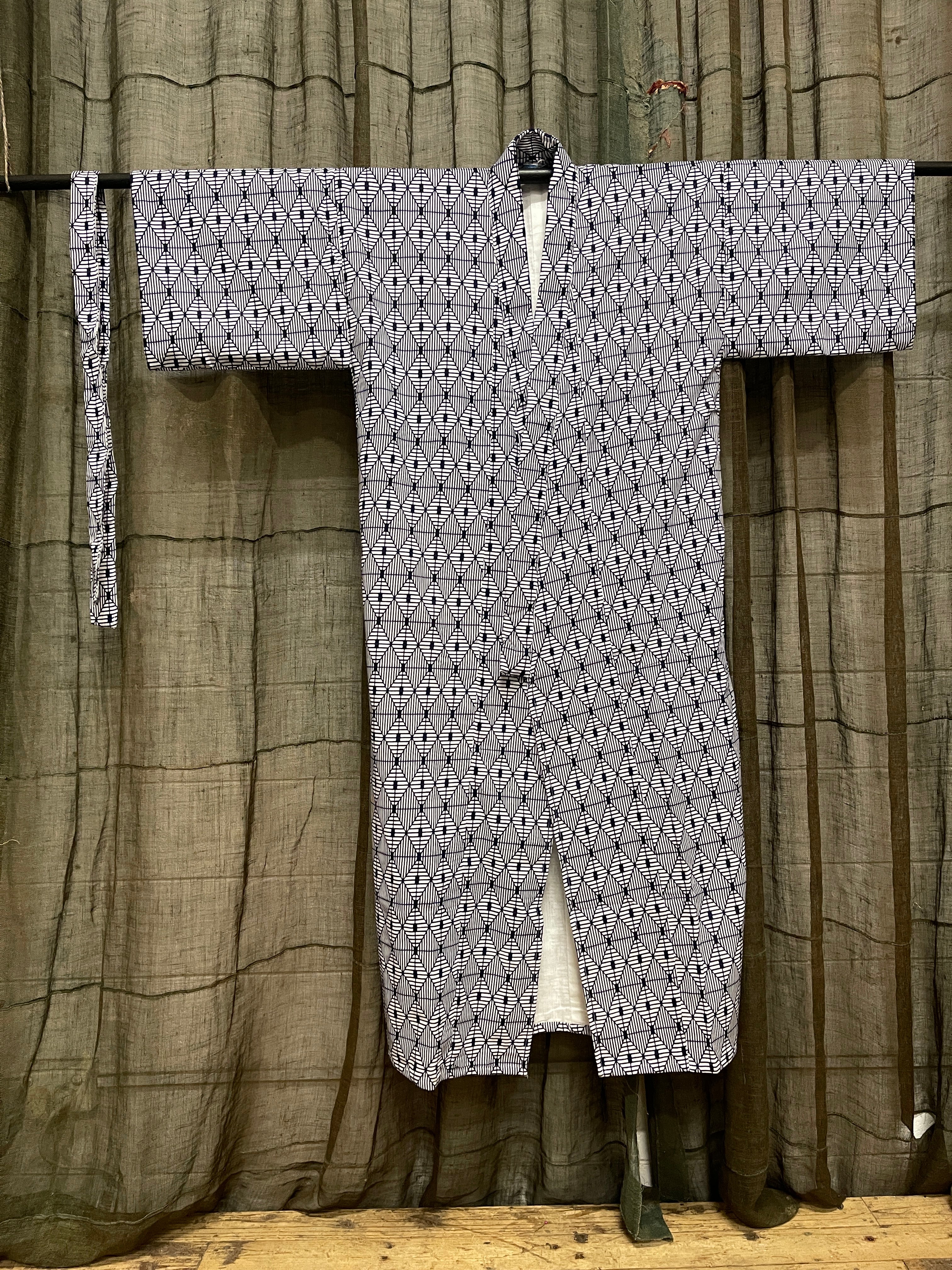 Nemaki, Japanese Cotton House Robe - Unisex