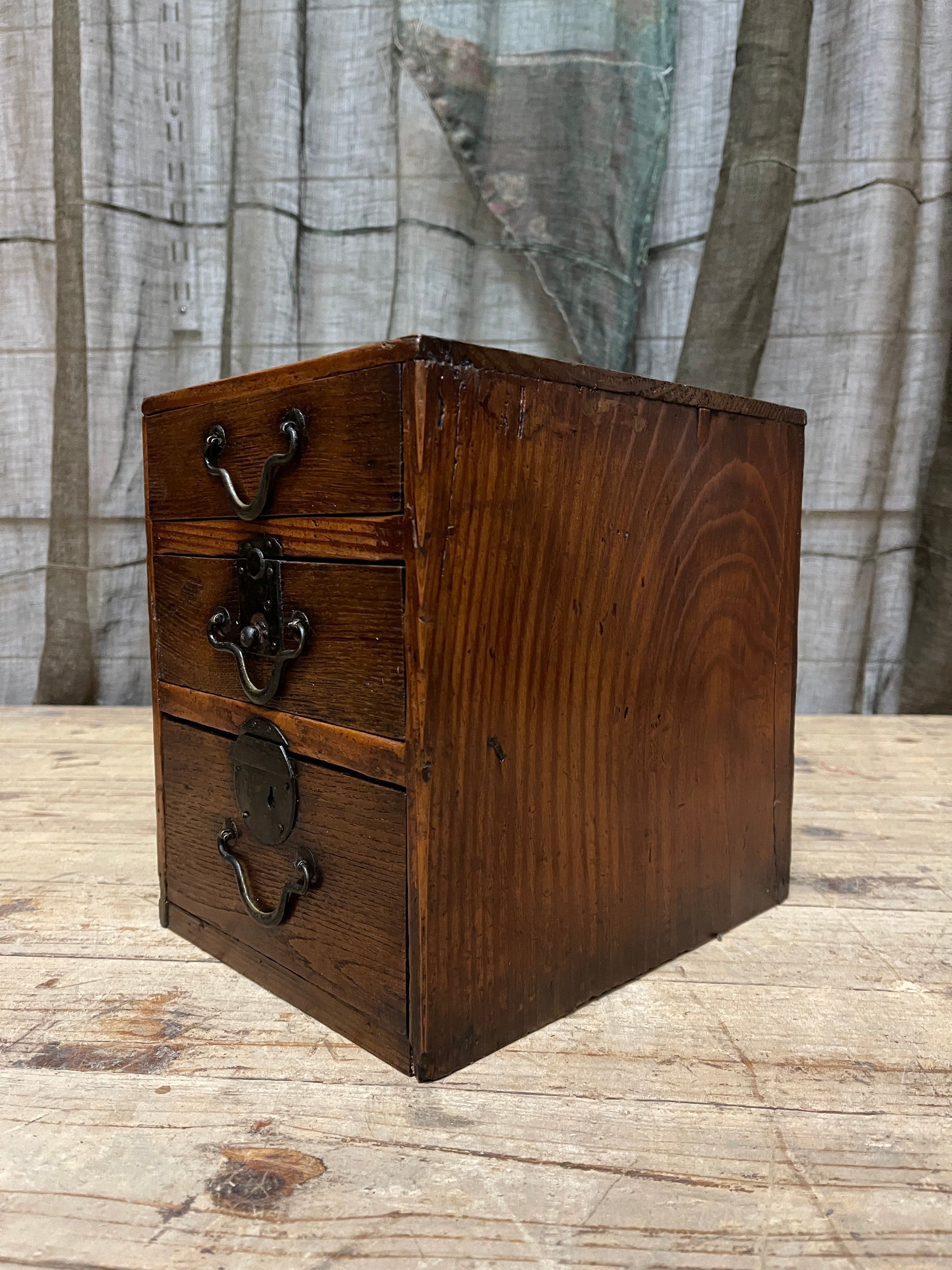 Japanese Three-Drawer Document Box - Cypress & Elm