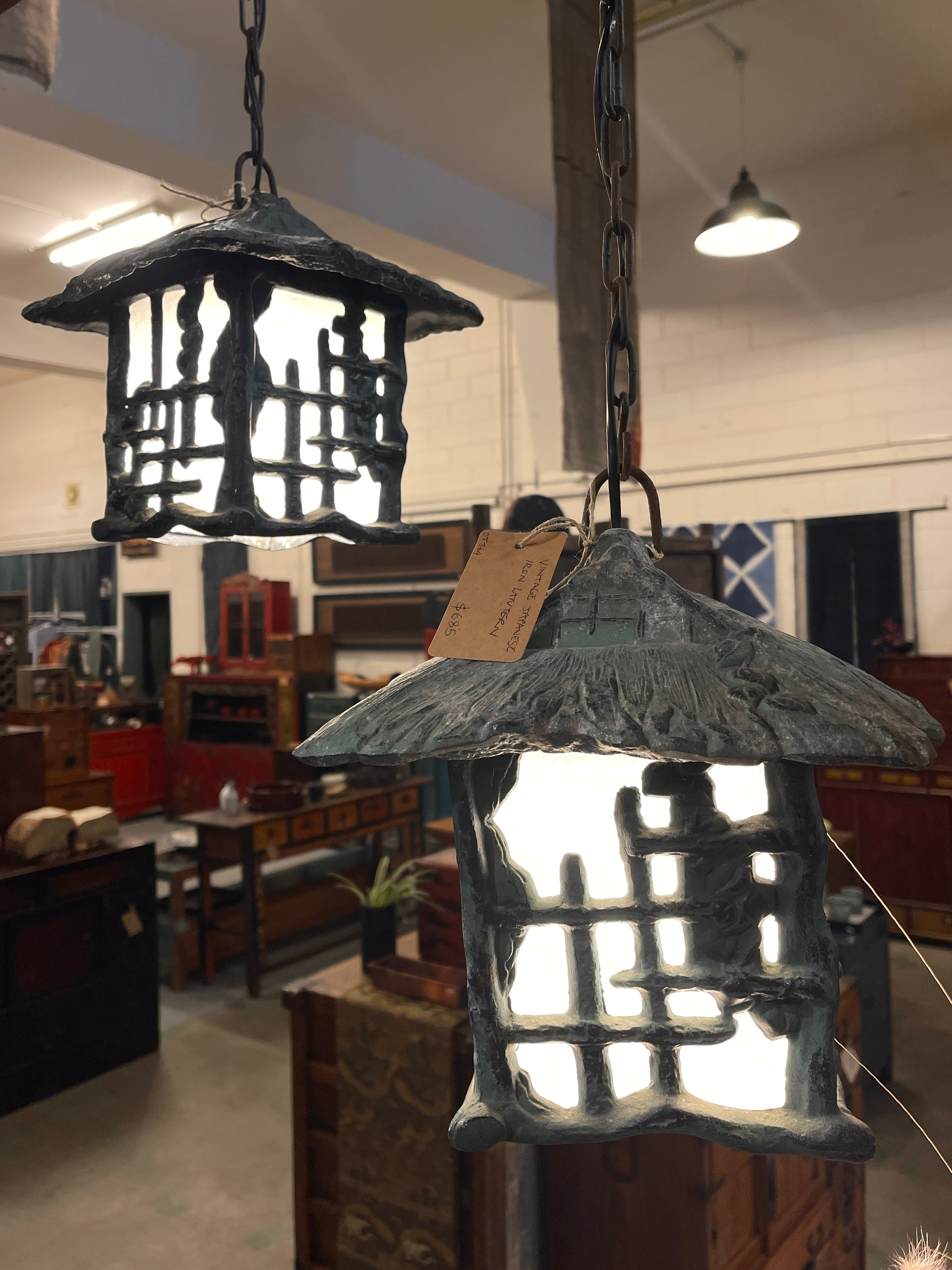 Japanese Iron Lantern