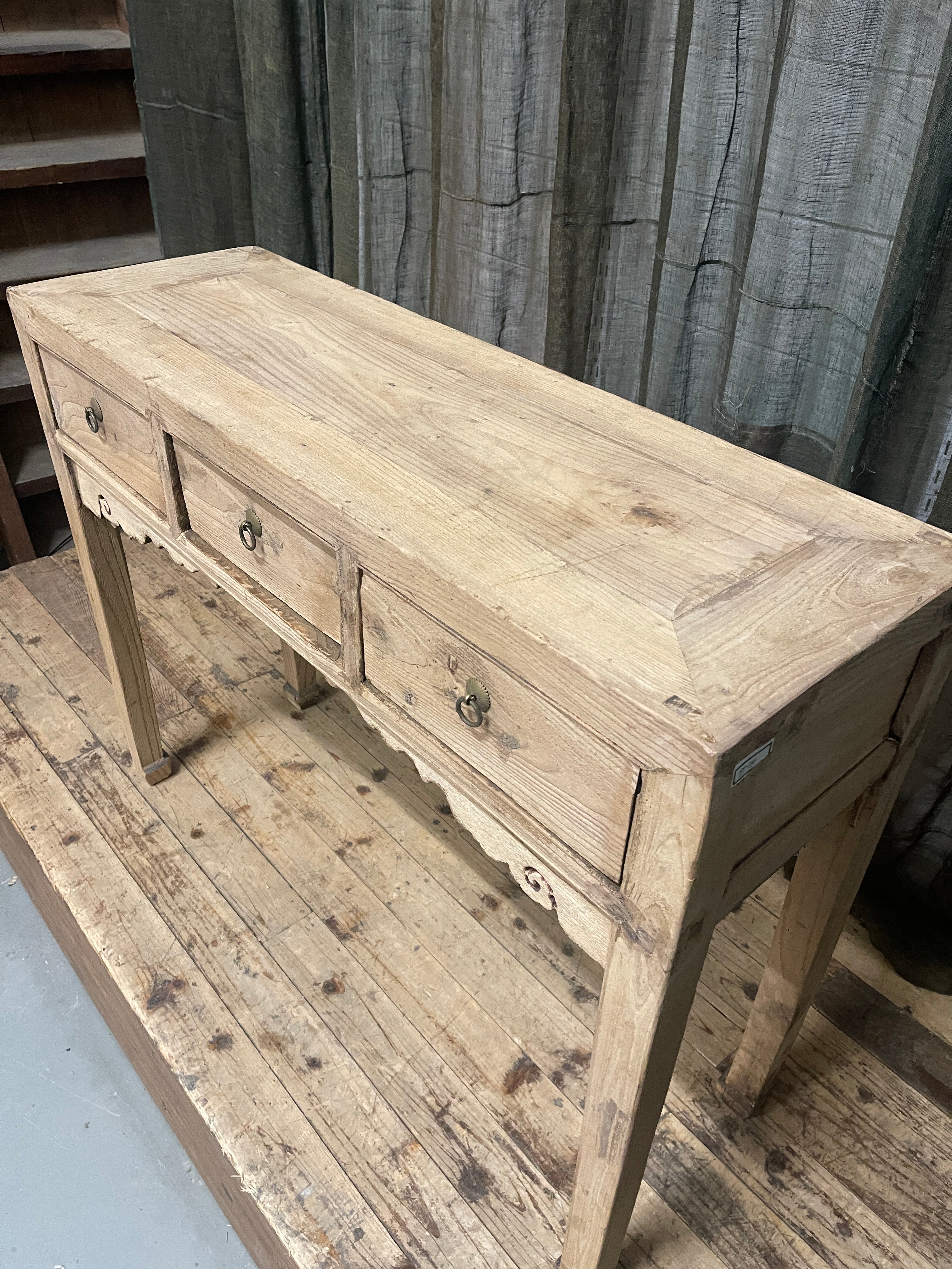 Antique Chinese Hall Table | Elm