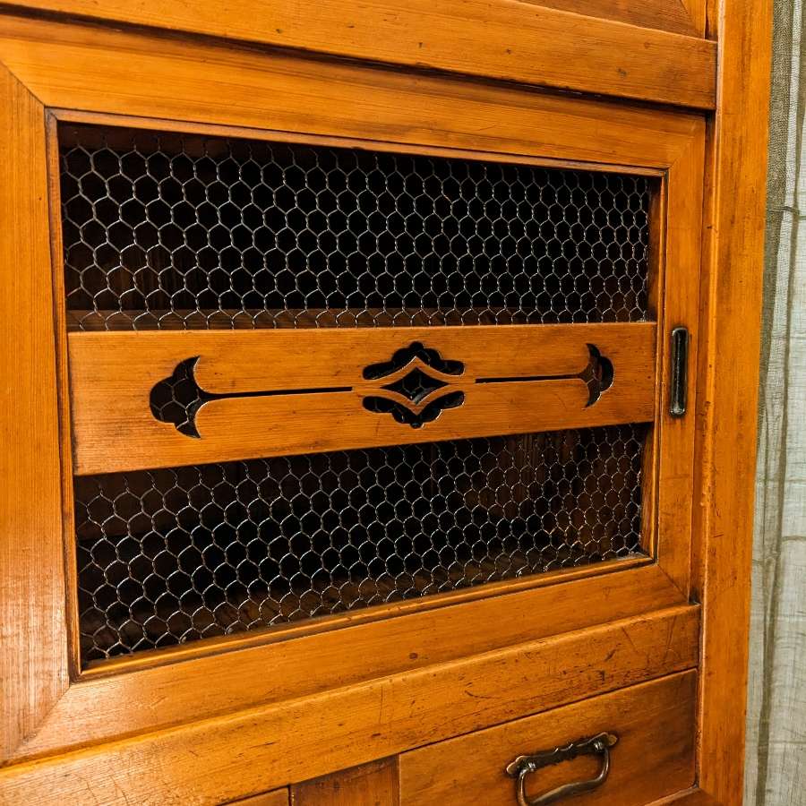 Japanese Mizuya, Kitchen Cabinet - Cedar & Copper | c.1890