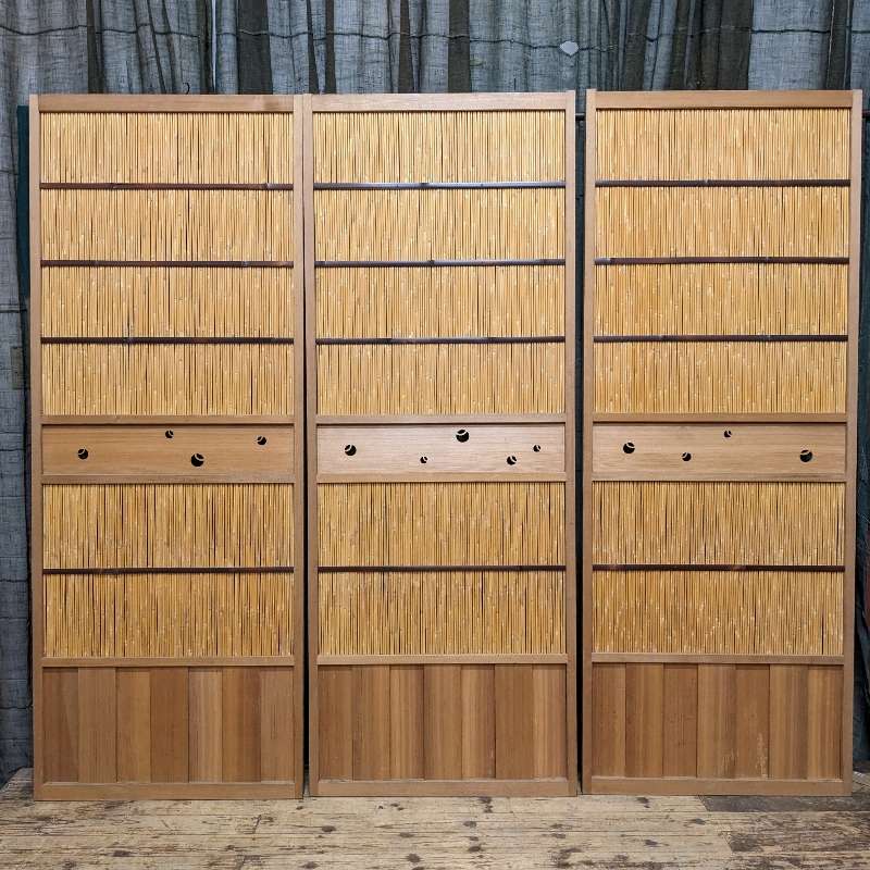 Yoshido, Vintage Japanese Reed Doors | Midcentury