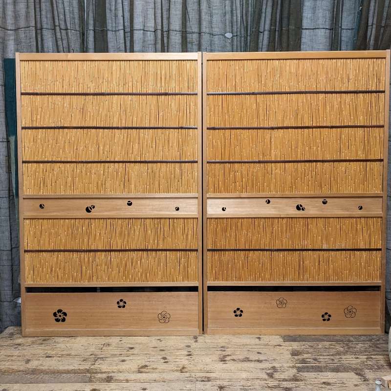Yoshido, Vintage Japanese Reed Doors | Midcentury