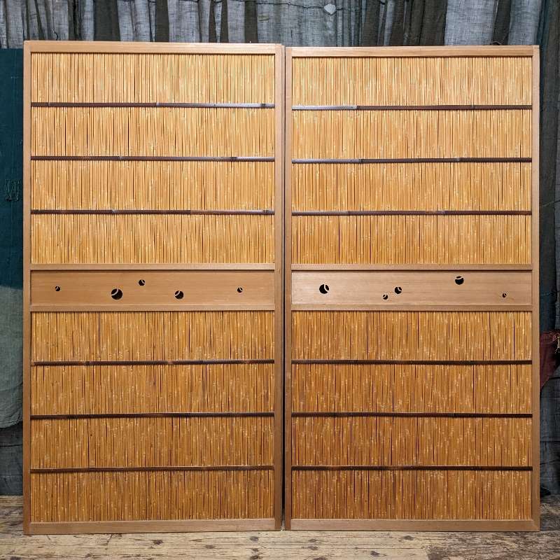 Yoshido, Vintage Japanese Reed Doors | Midcentury