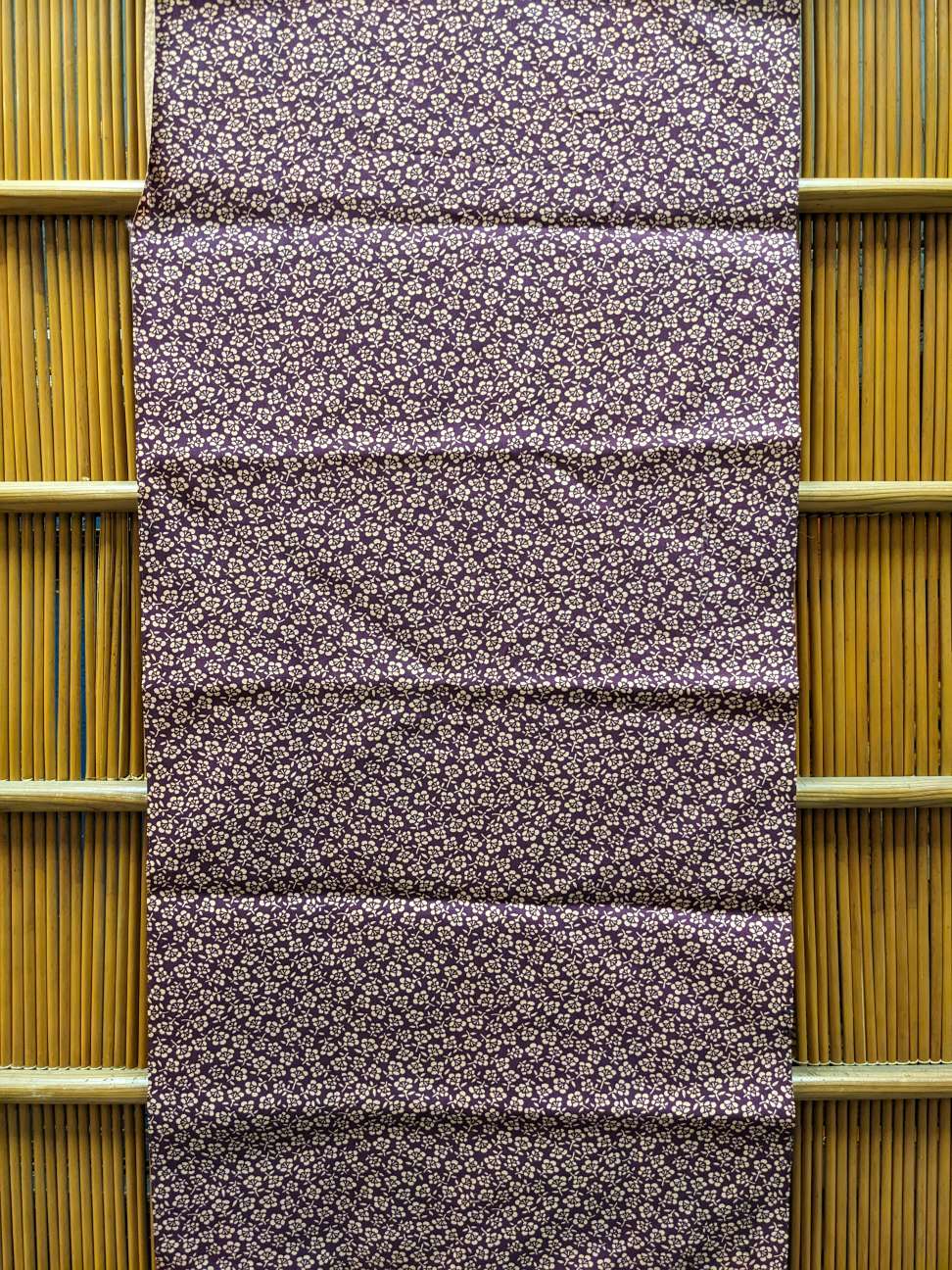 Japanese Silk Fabric Floral Pattern