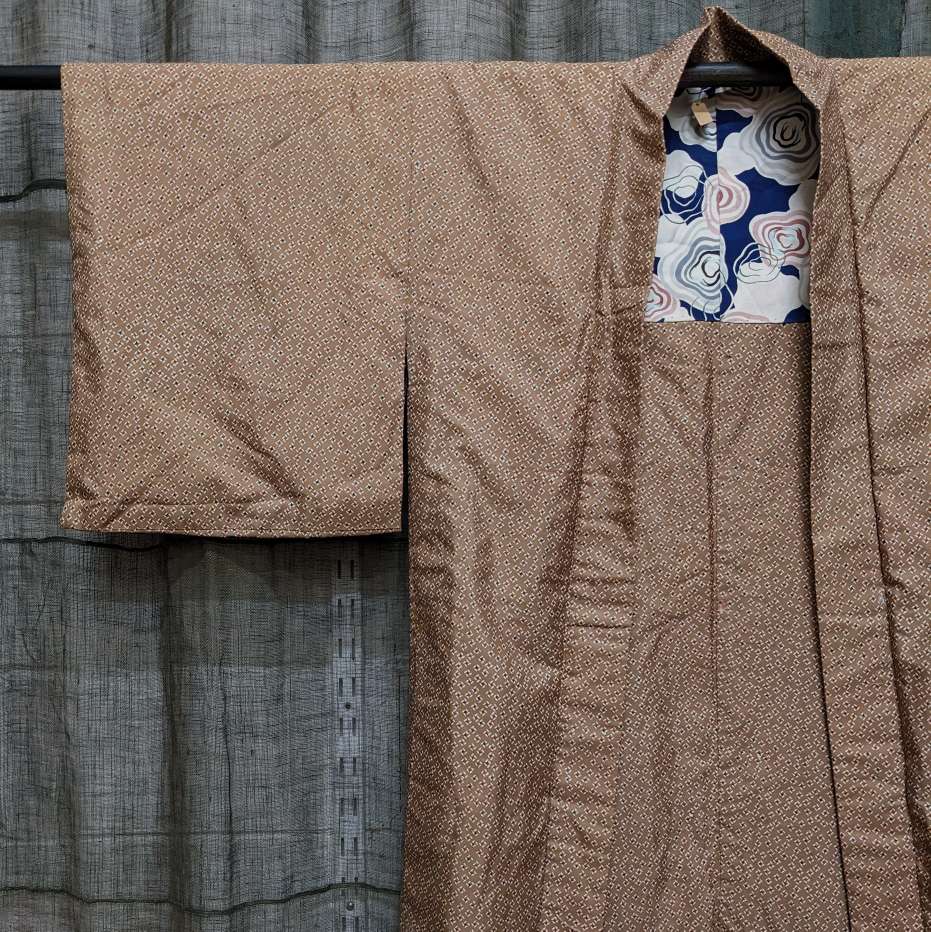 Japanese Haori-Kimono Jacket - Soft drape silk