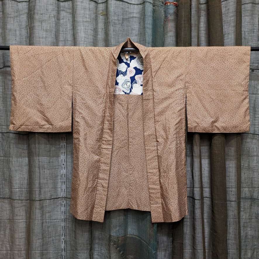 Japanese Haori-Kimono Jacket - Soft drape silk