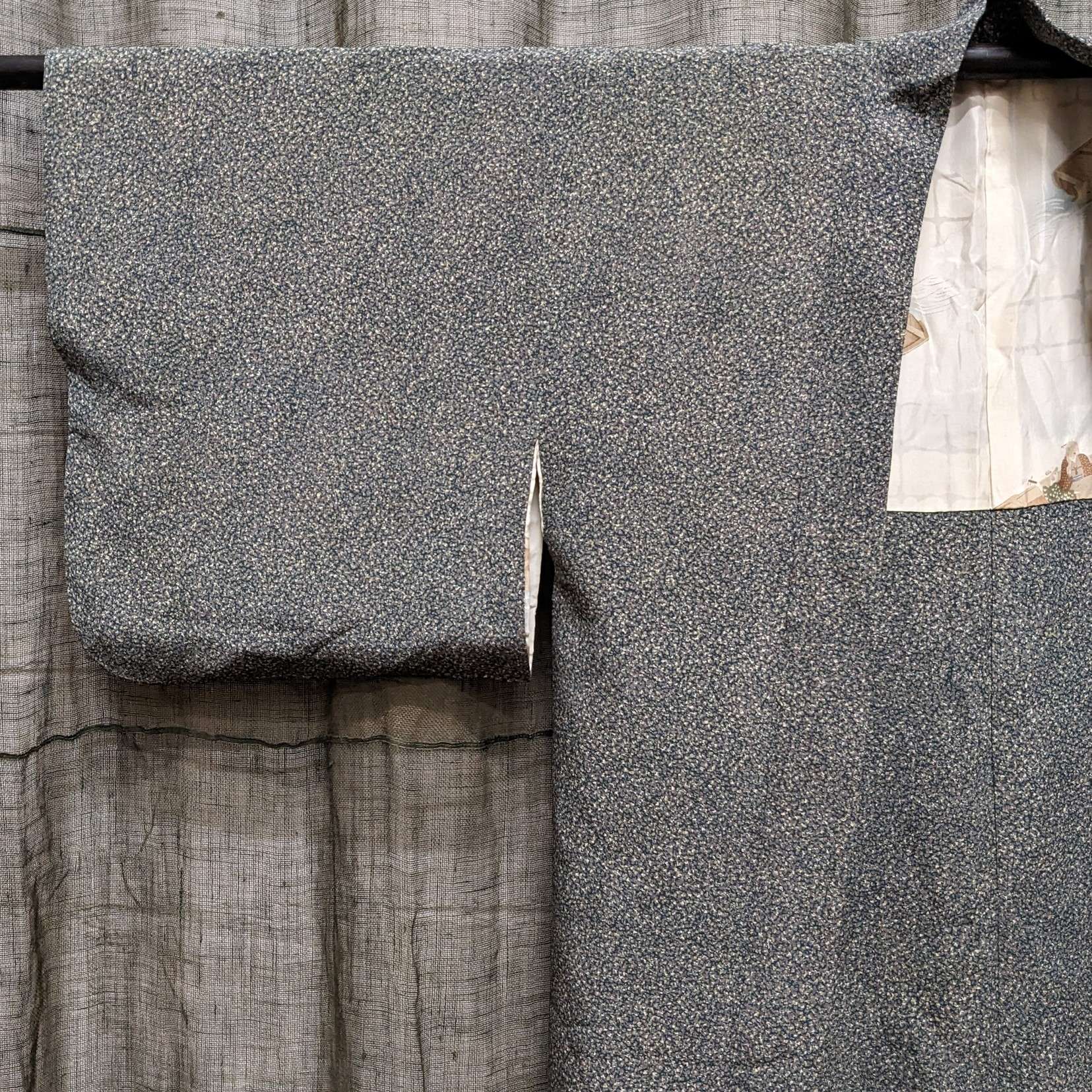 Japanese Haori-Kimono Jacket - Soft drape silk