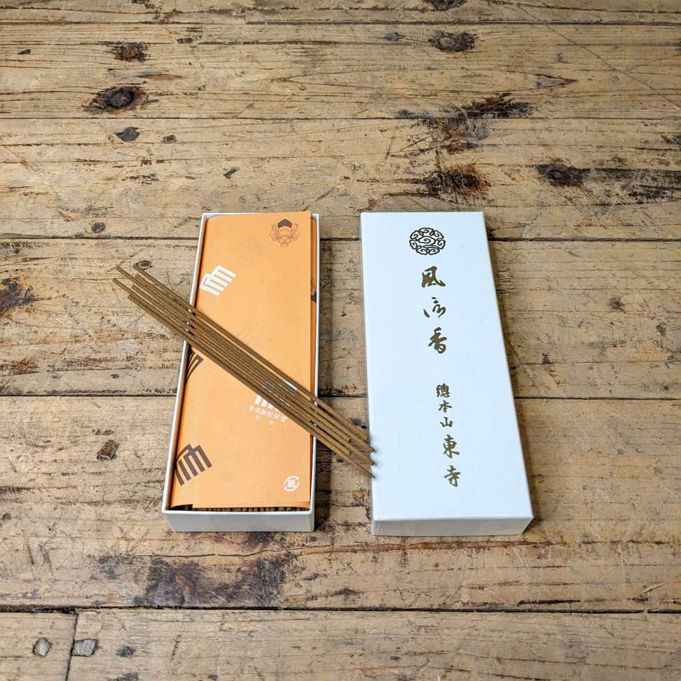 Japanese Fushin-Ko To-ji Temple Incense Sticks | Sandalwood