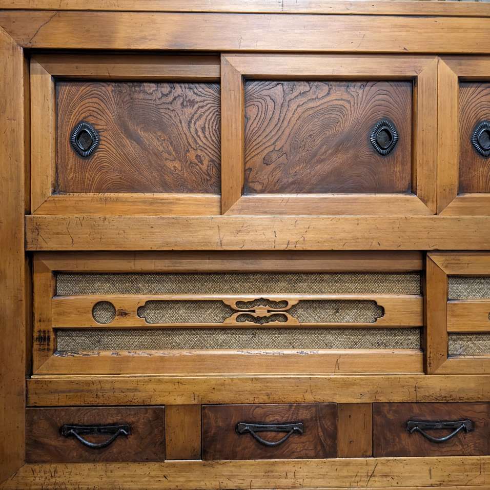 Japanese Mizuya, Kitchen Cabinet - Cypress & Ceder | c.1890