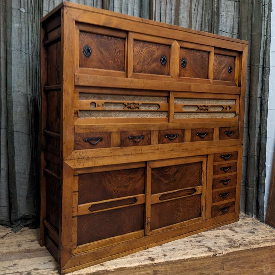 Japanese Mizuya, Kitchen Cabinet - Cypress & Ceder | c.1890