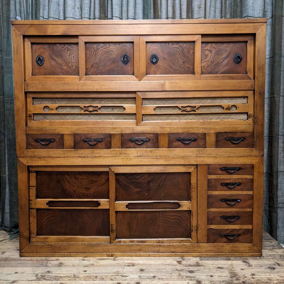 Japanese Mizuya, Kitchen Cabinet - Cypress & Ceder | c.1890