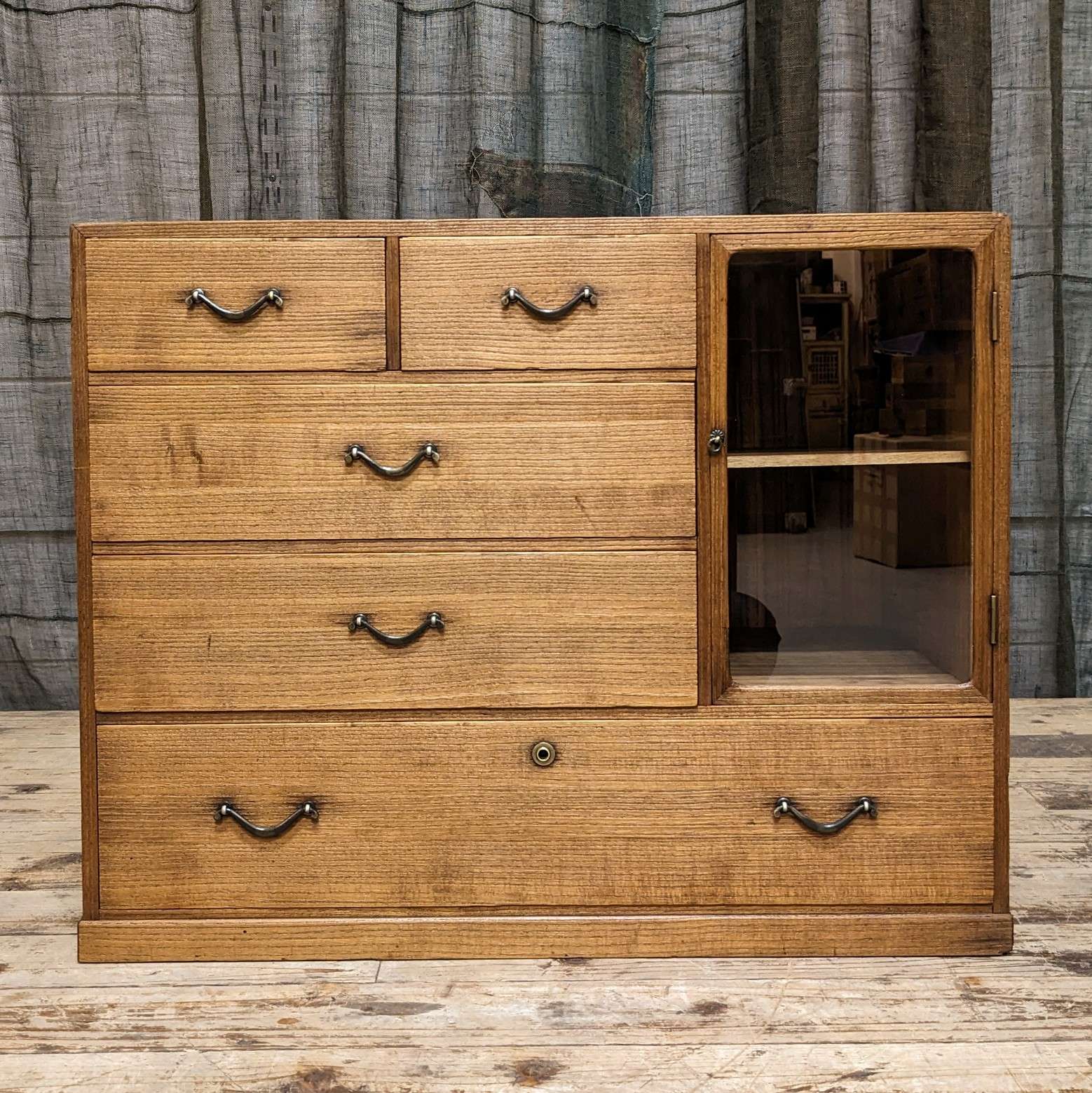 Ko Dansu, Japanese Side Cabinet - Paulownia | 1920's