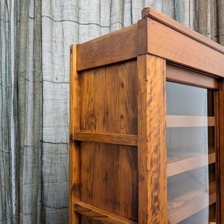 Japanese Shop Display Cabinet - Cedar & Cypress | Meiji, Late 1800's