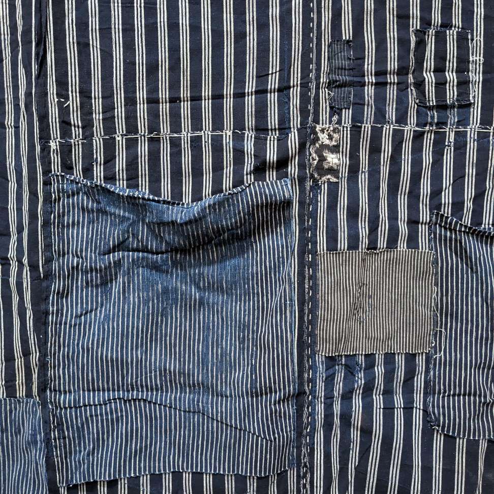 Japanese Indigo Stripe Cotton