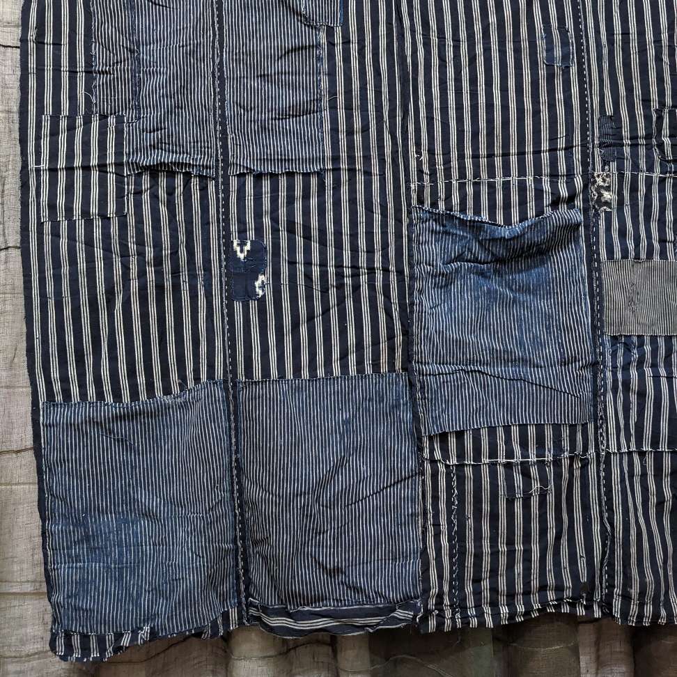 Japanese Indigo Stripe Cotton