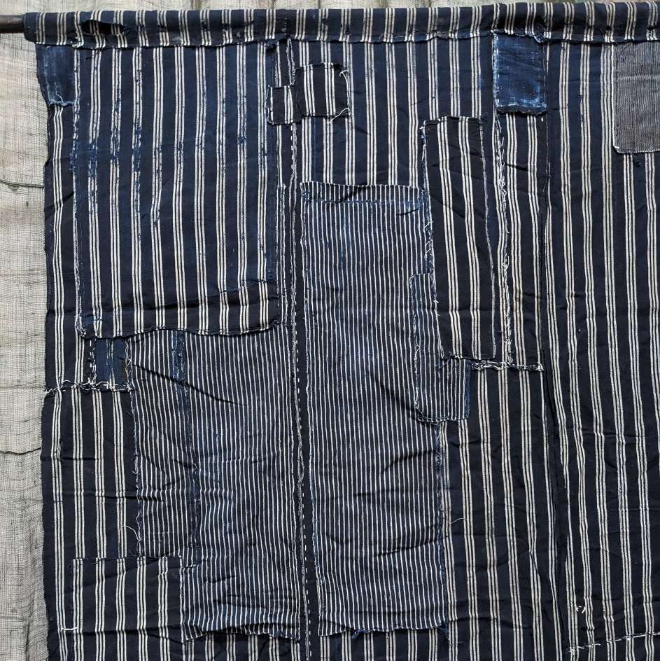 Japanese Indigo Stripe Cotton