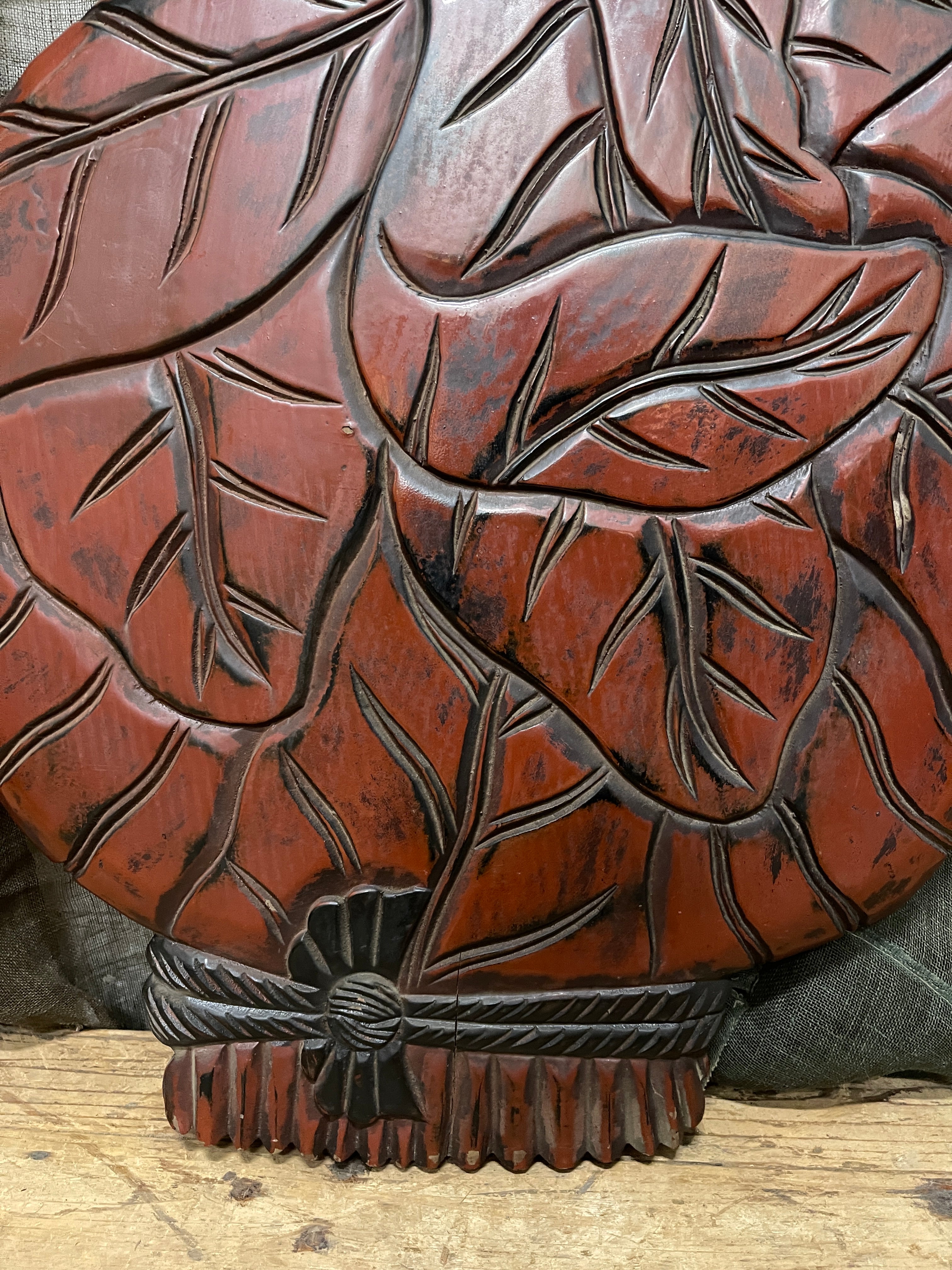 Kanban, Antique Japanese Wooden Tobacco Shop Sign | 1920's