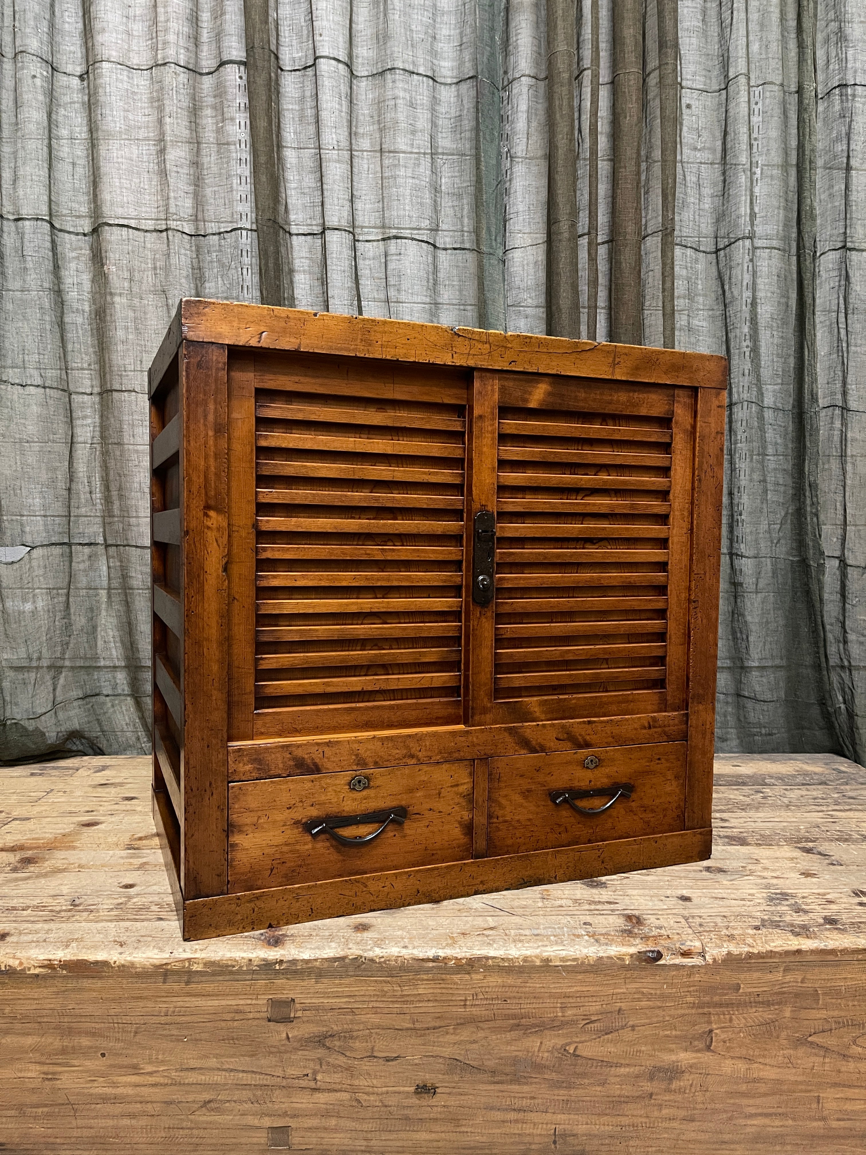 Mingei Dansu, Japanese Storage Cabinet - Cypress & Cedar | Meiji