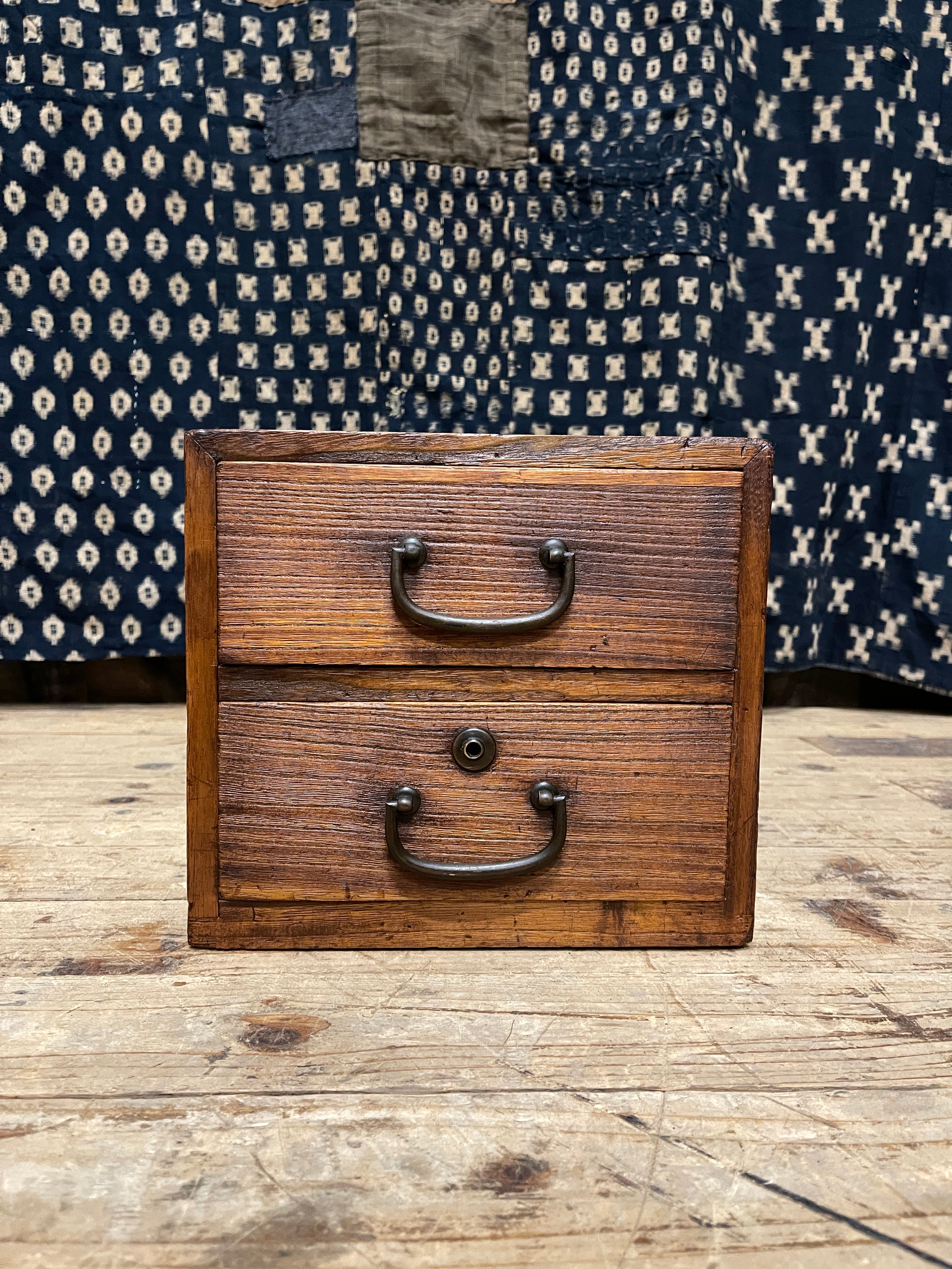 Japanese 2 Drawer Document Box - Paulownia | 1920's