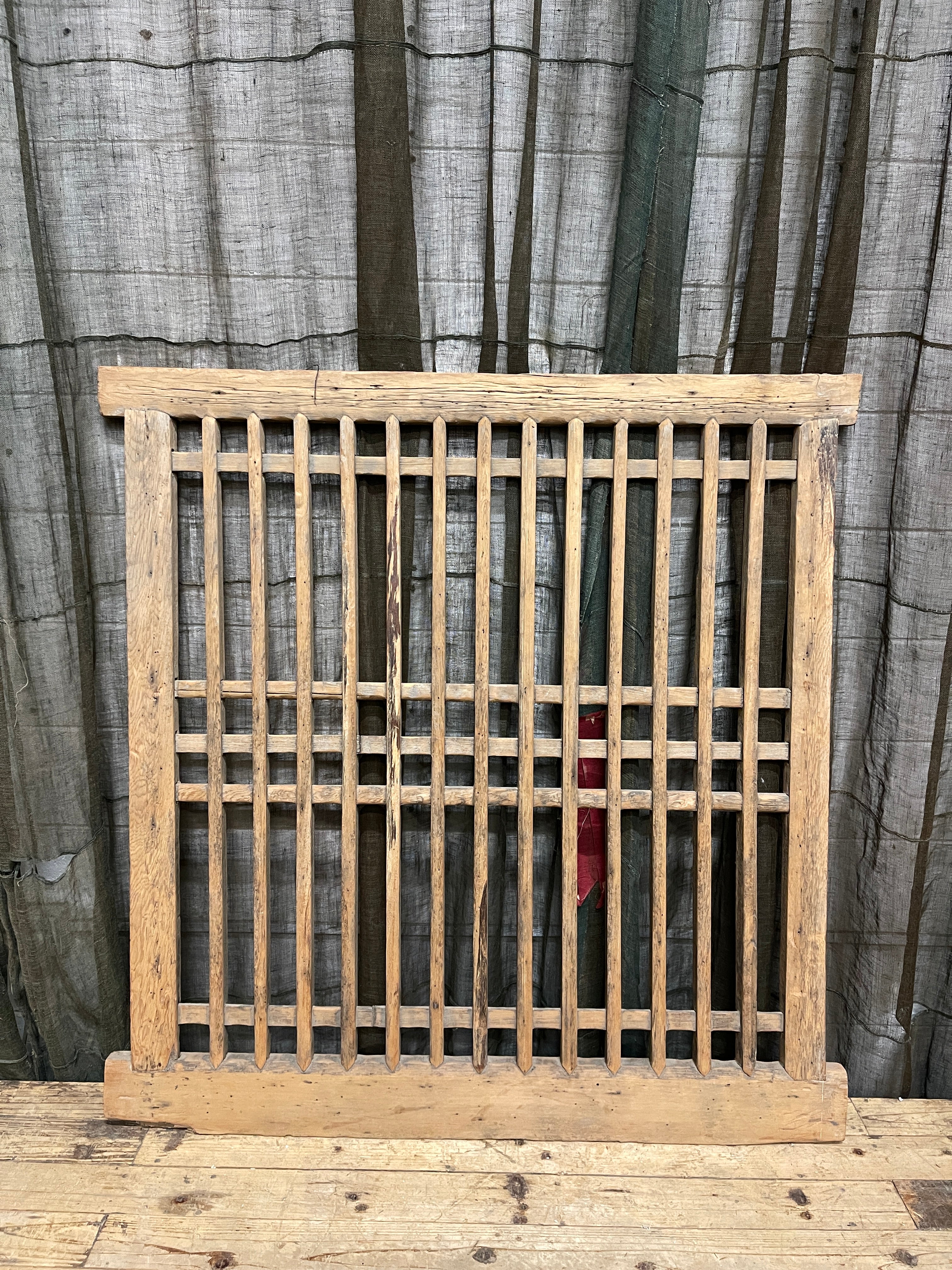 Antique Chinese Wooden Window Panel