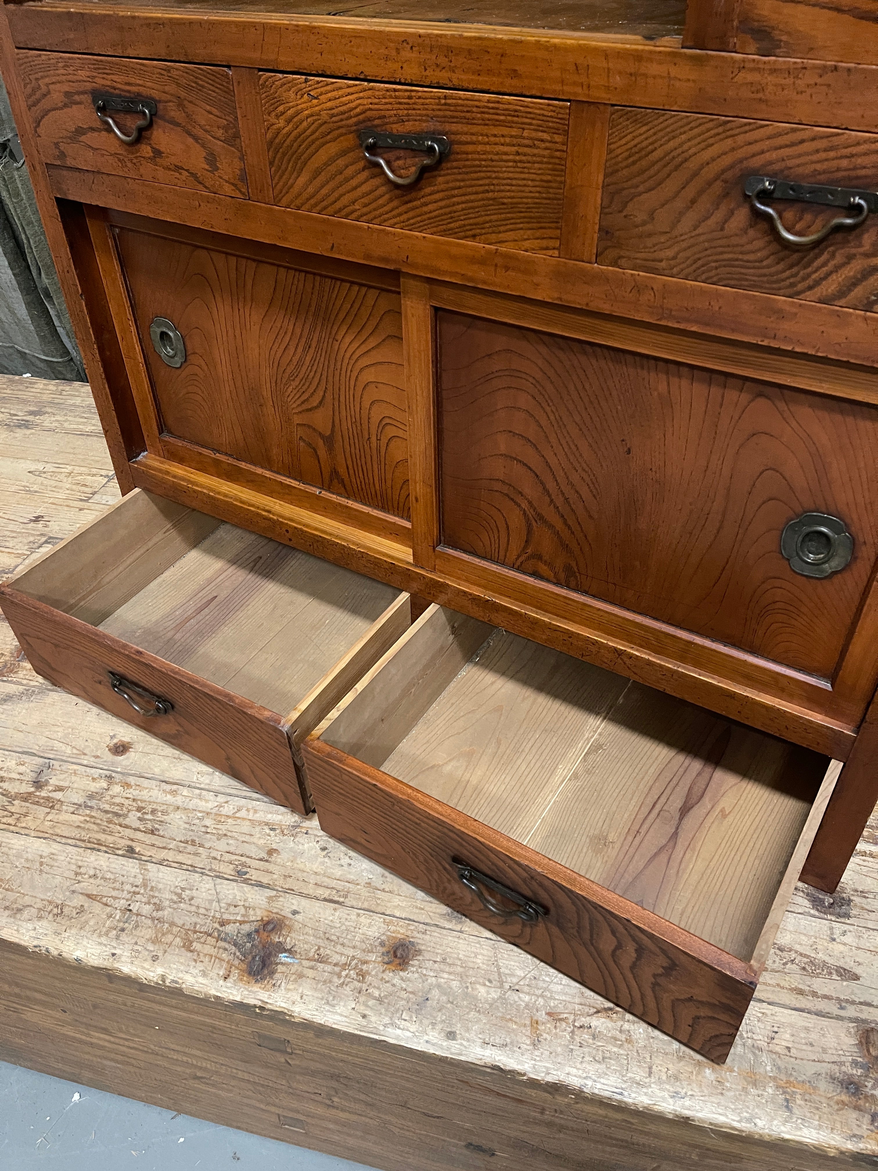 Japanese Mizuya, Kitchen Cabinet - Elm & Cypress | Taisho
