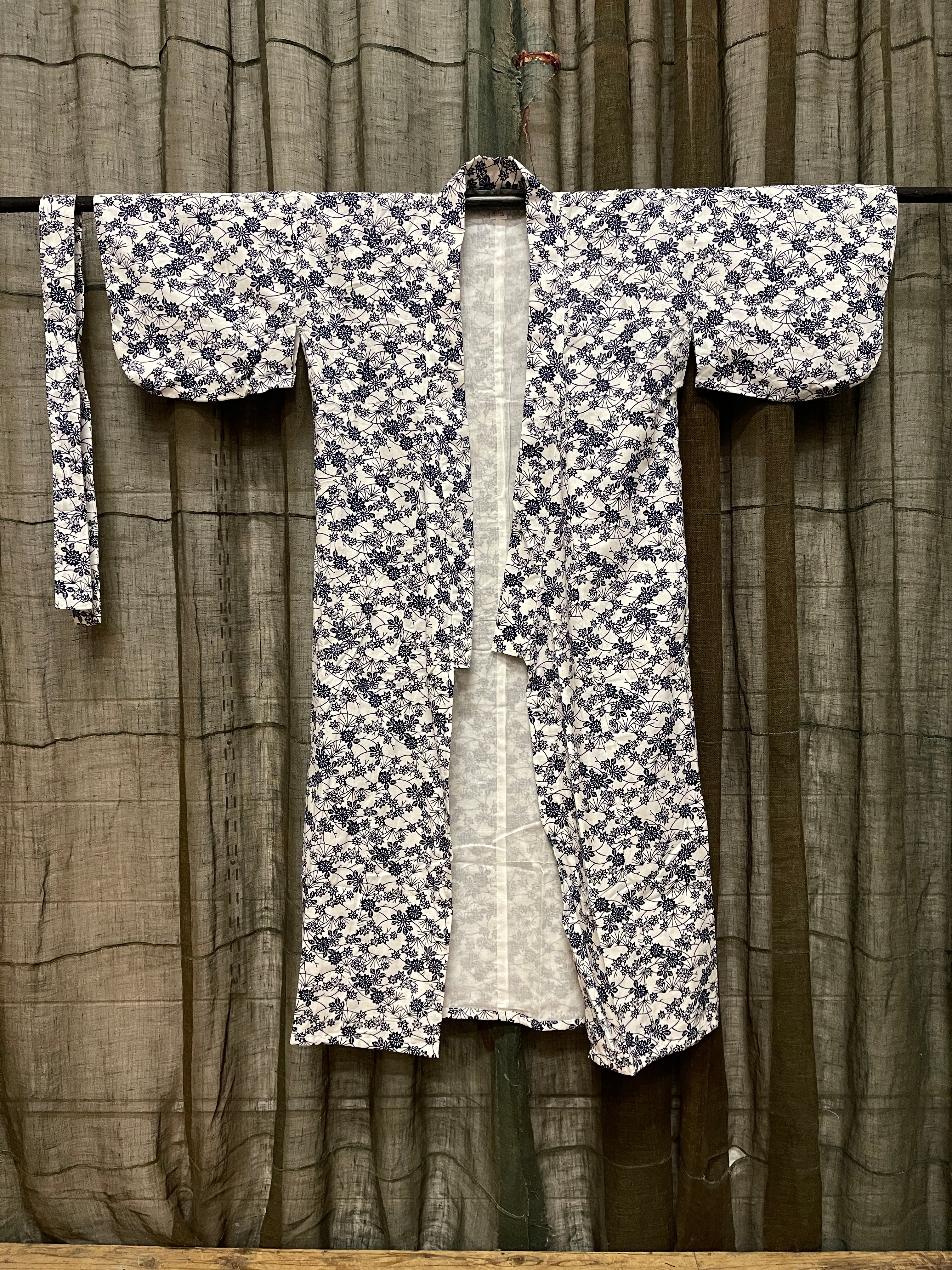 Nemaki, Japanese Cotton House Robe - Unisex