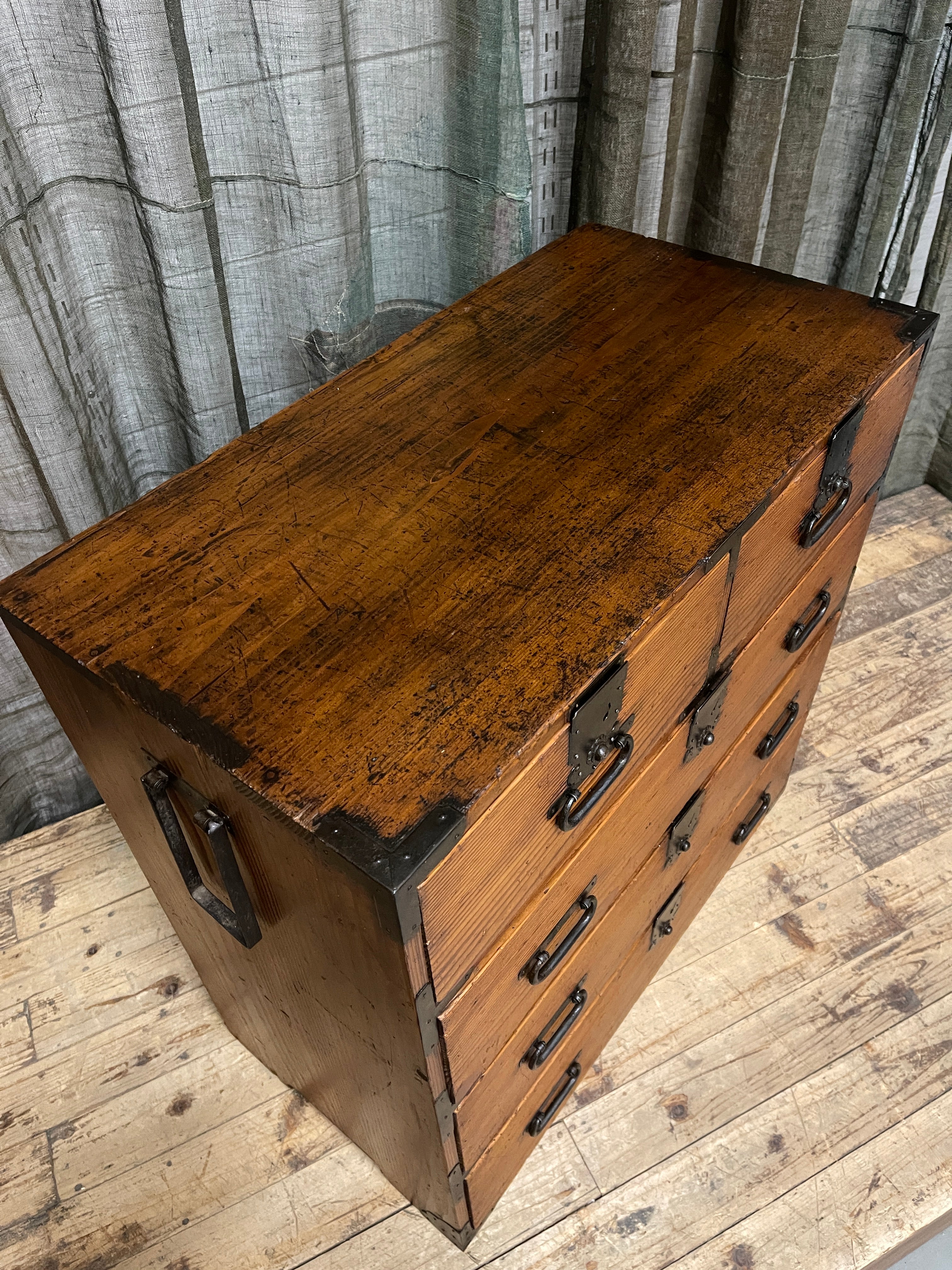 Japanese Chest Of Drawers - Cypress & Cedar | Meiji