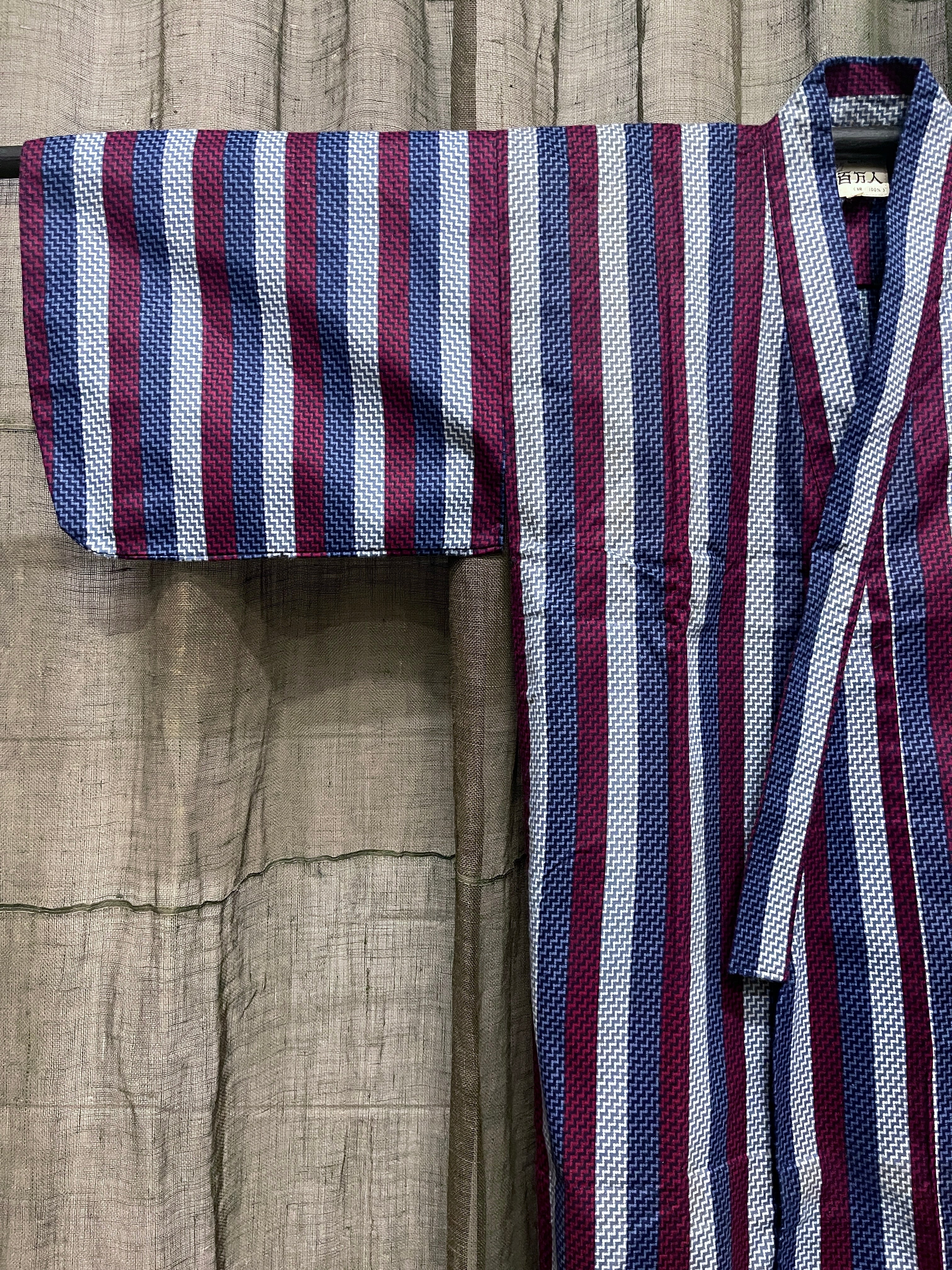 Nemaki, Japanese Flannel Cotton House Robe - Unisex