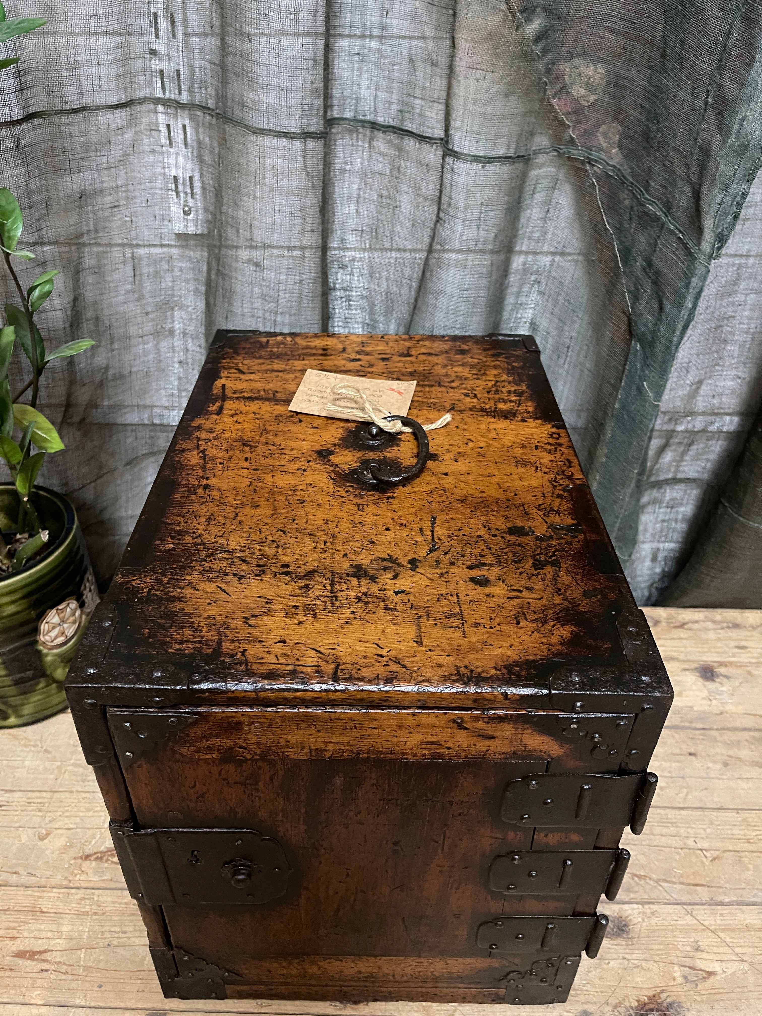 Funa Dansu, Japanese Ships Chest - Cypress | Edo