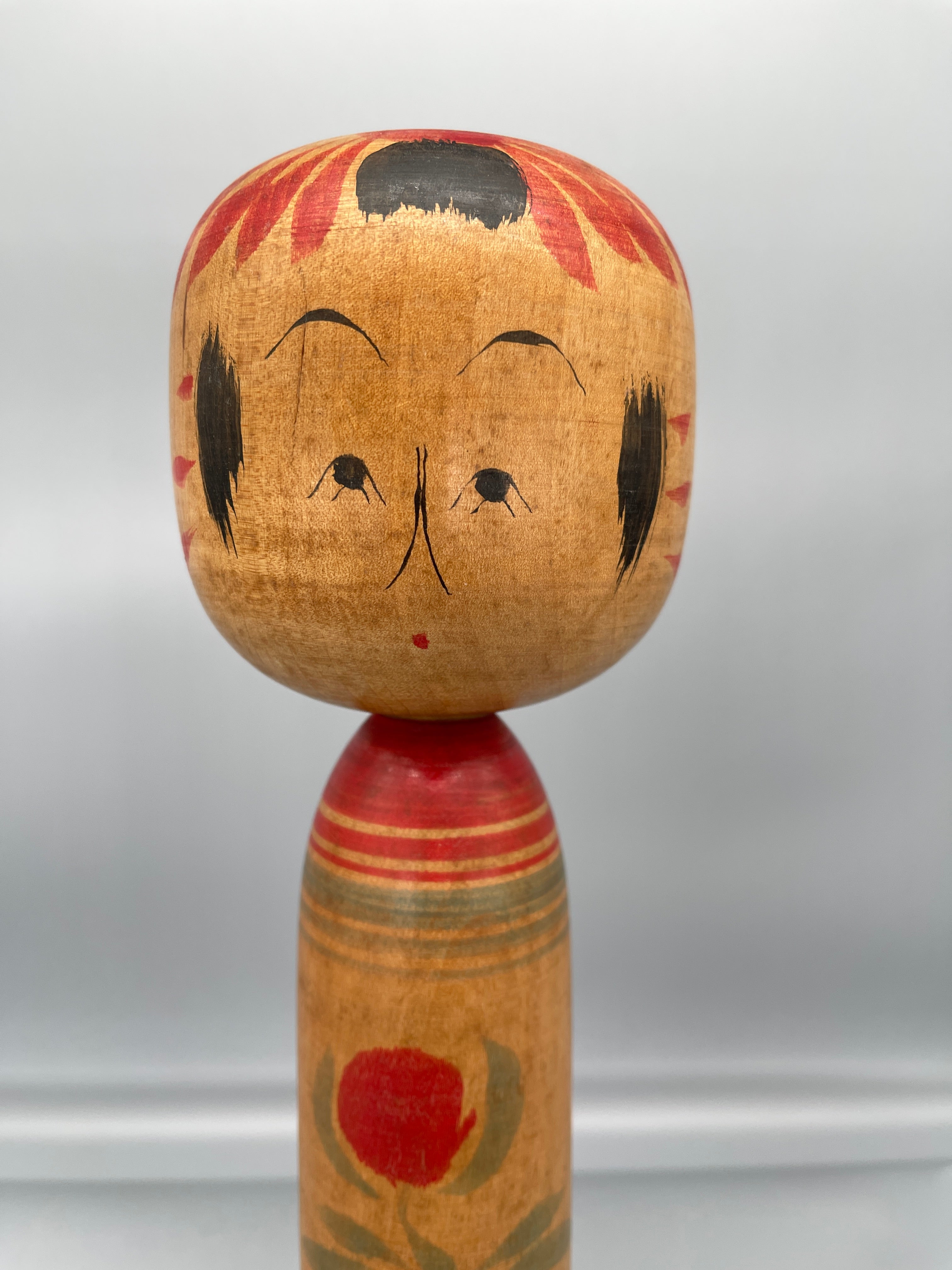 Vintage Japanese Zao Style Kokeshi Doll By Kichitaro Kimura