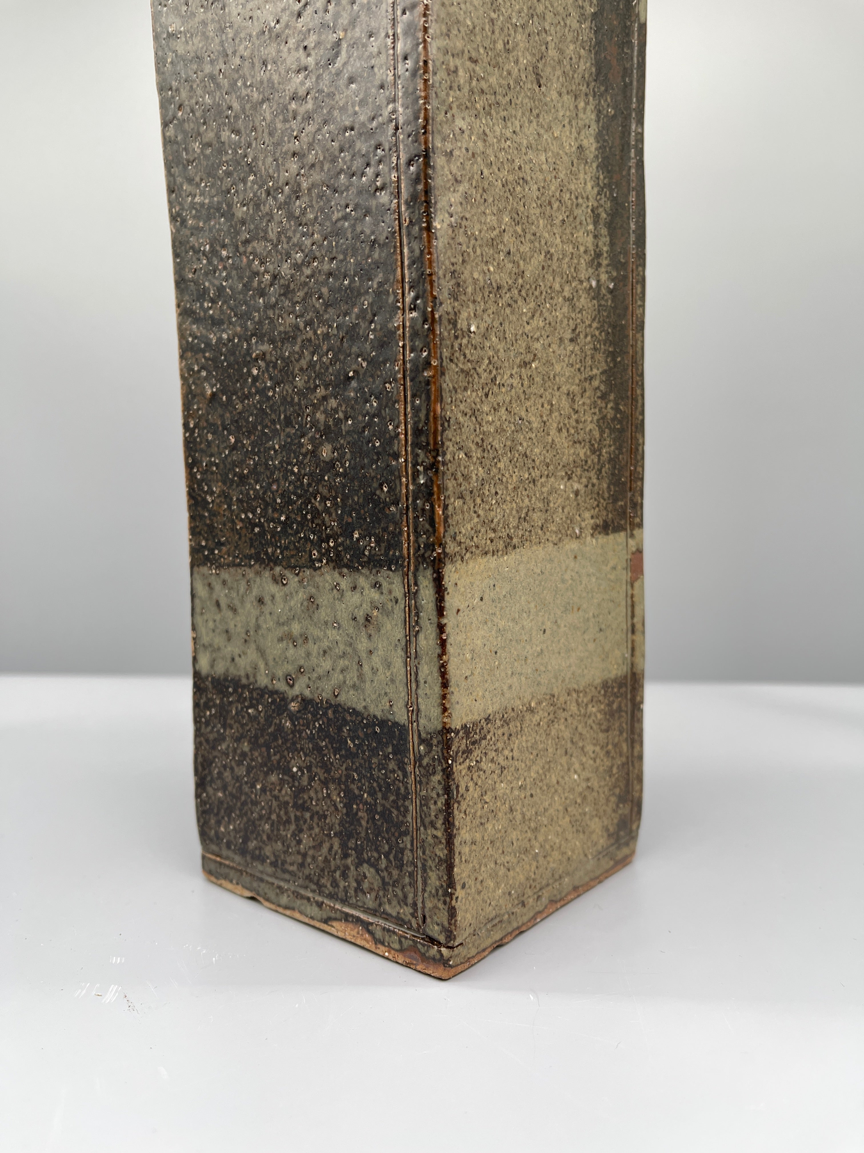 Vintage Japanese Ikebana Vase - Earthy Tone