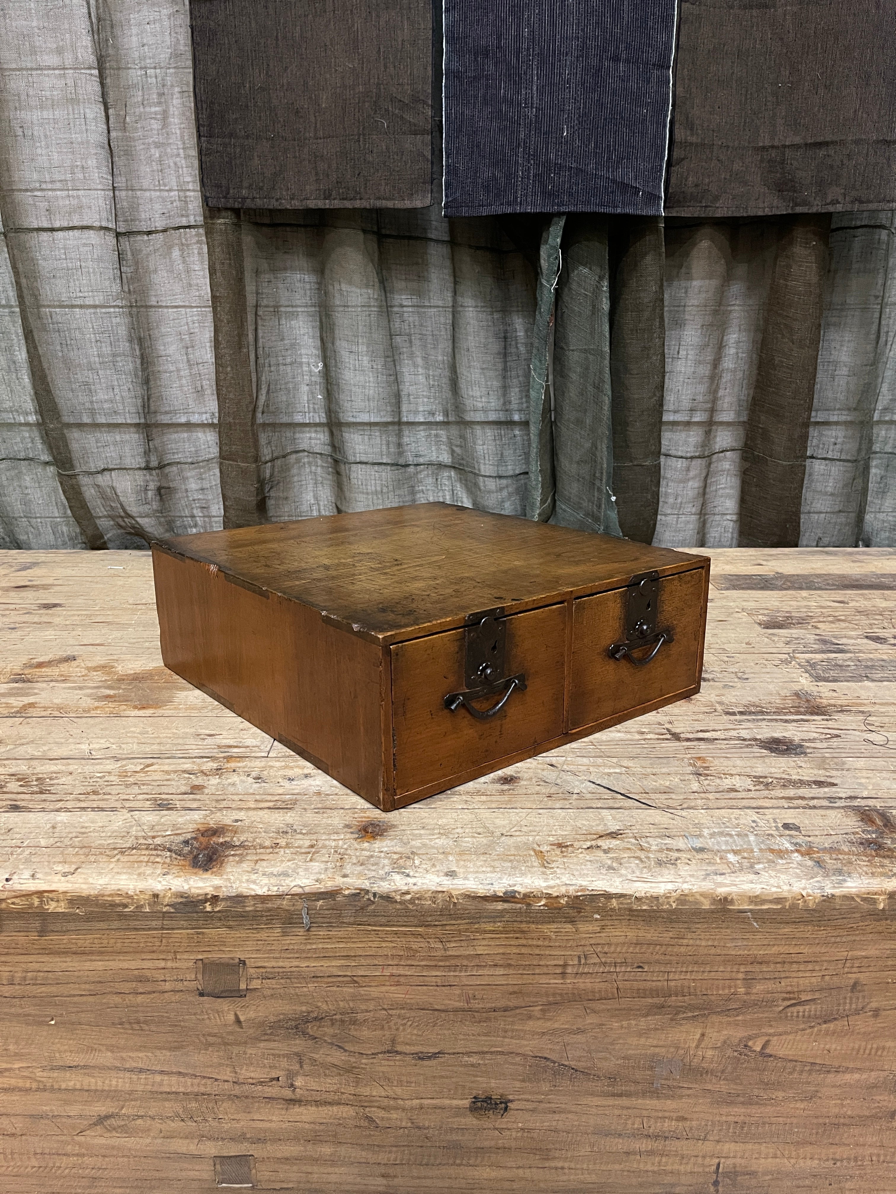 Japanese Merchants Chest From Shiga - Cypress | Meiji