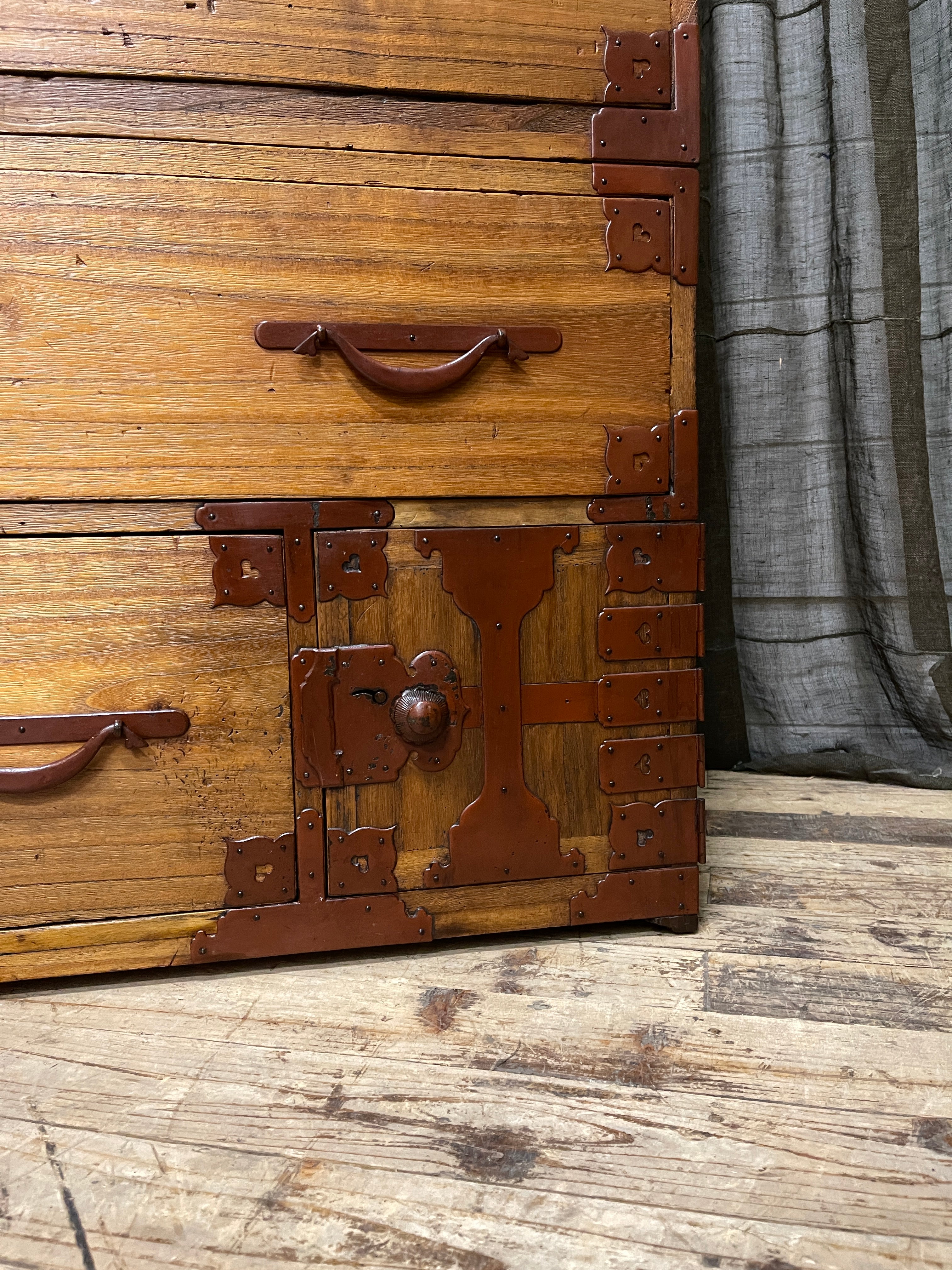 Japanese Isho Dansu, Kimono Storage Chest of Drawers - Paulownia | Meiji