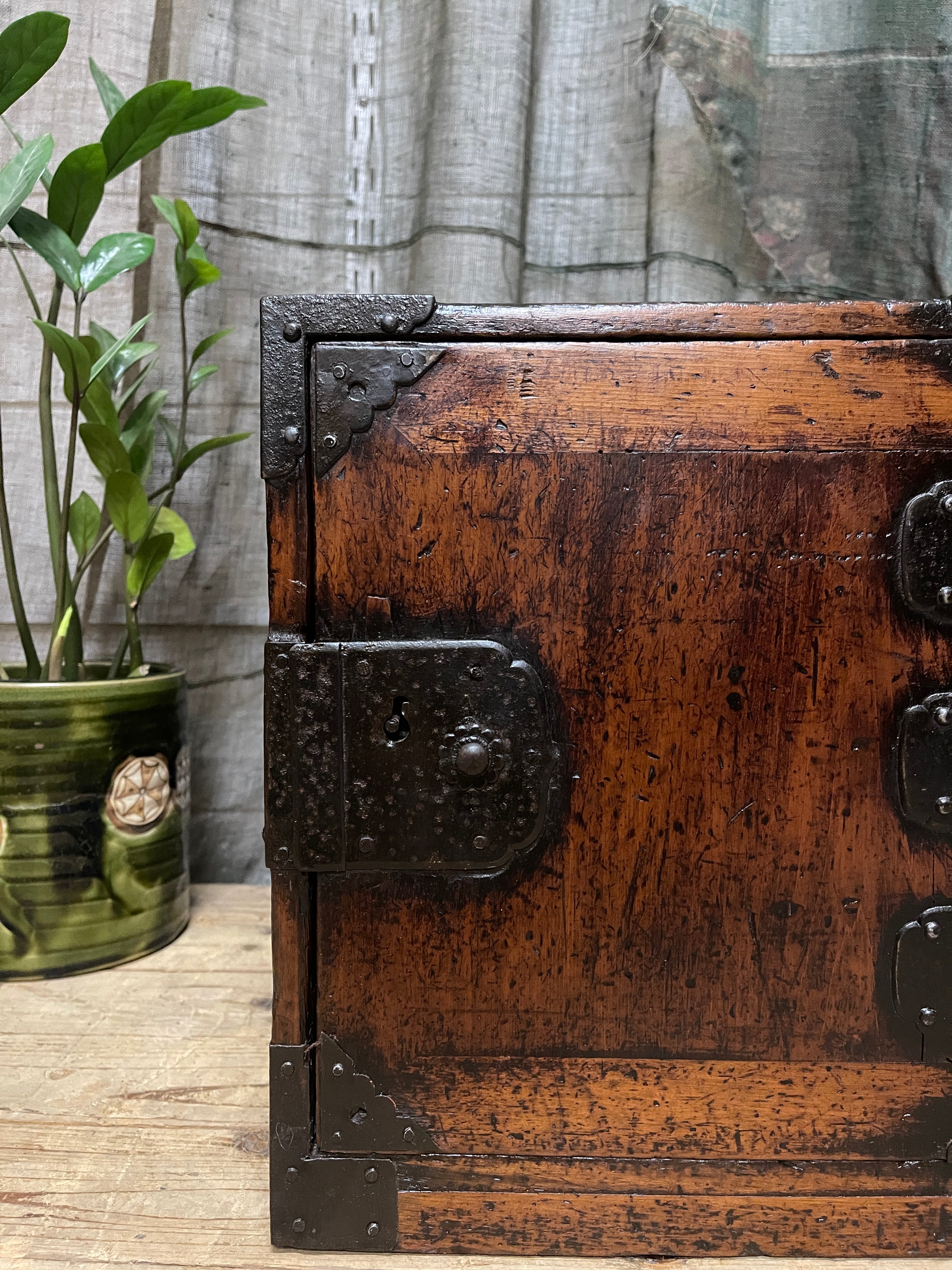 Funa Dansu, Japanese Ships Chest - Cypress | Edo