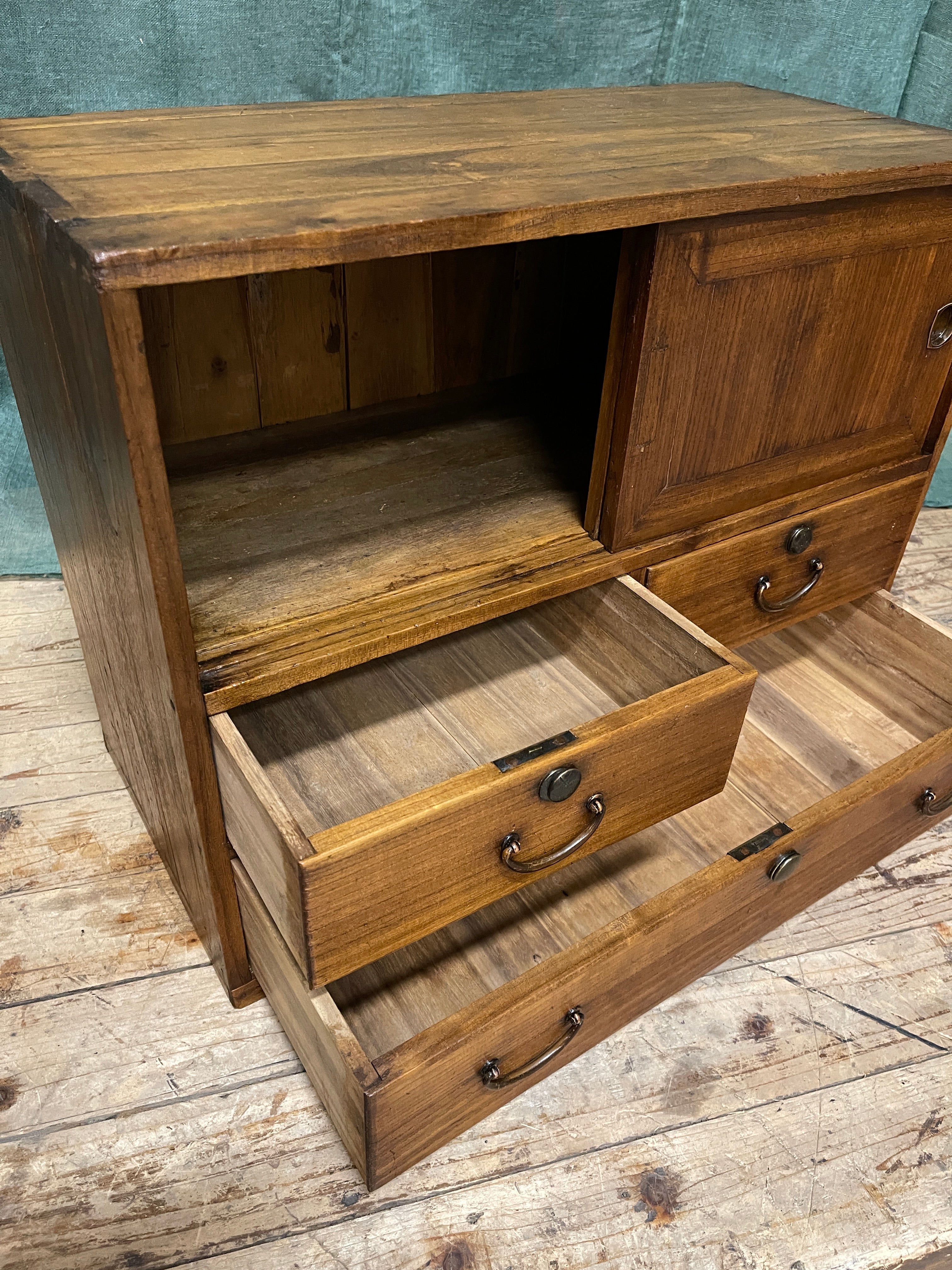 Ko Dansu, Japanese Side Cabinet - Paulownia | c.1950