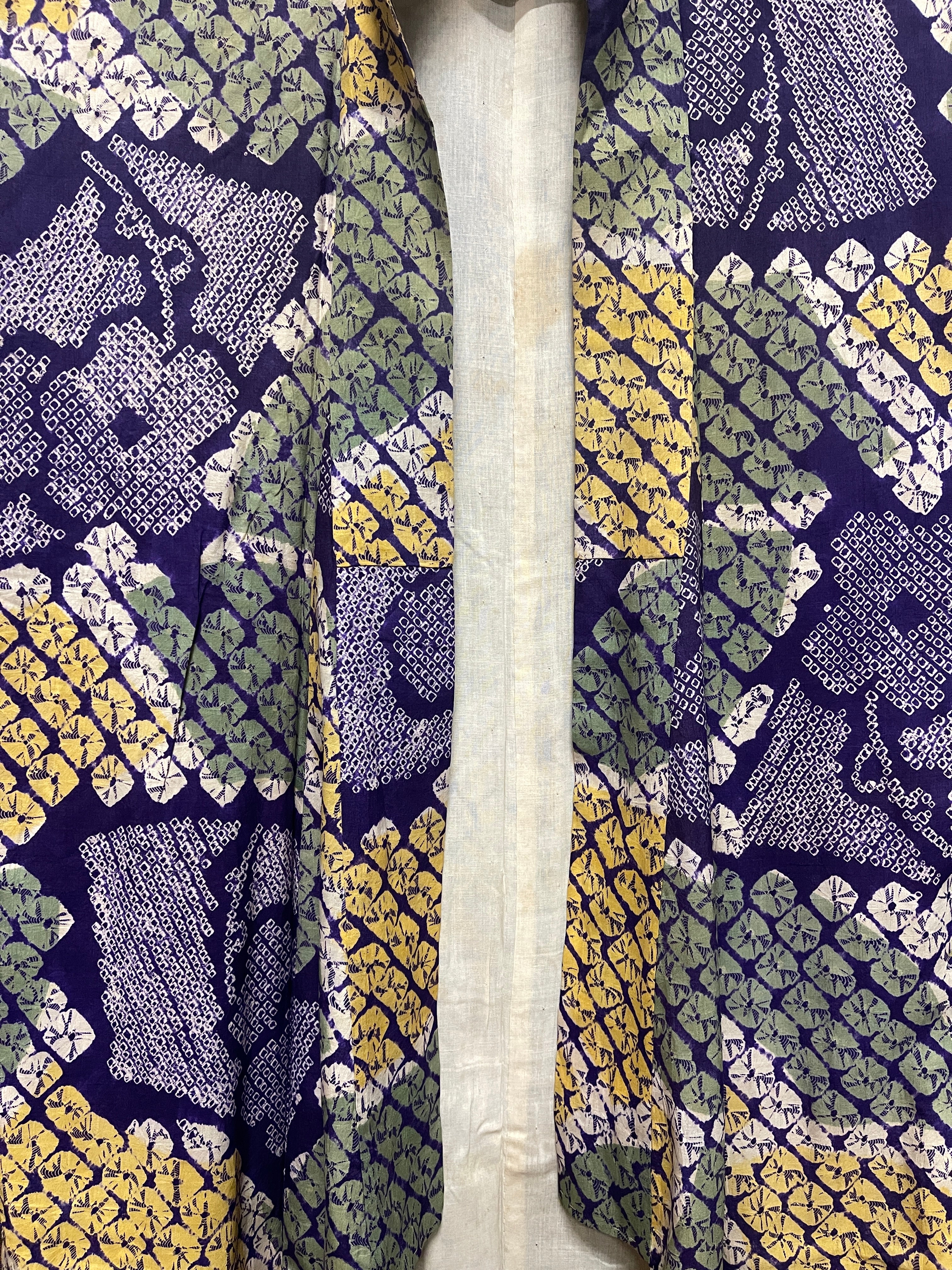 Vintage Japanese Silk Kimono | Shibori, c.1930