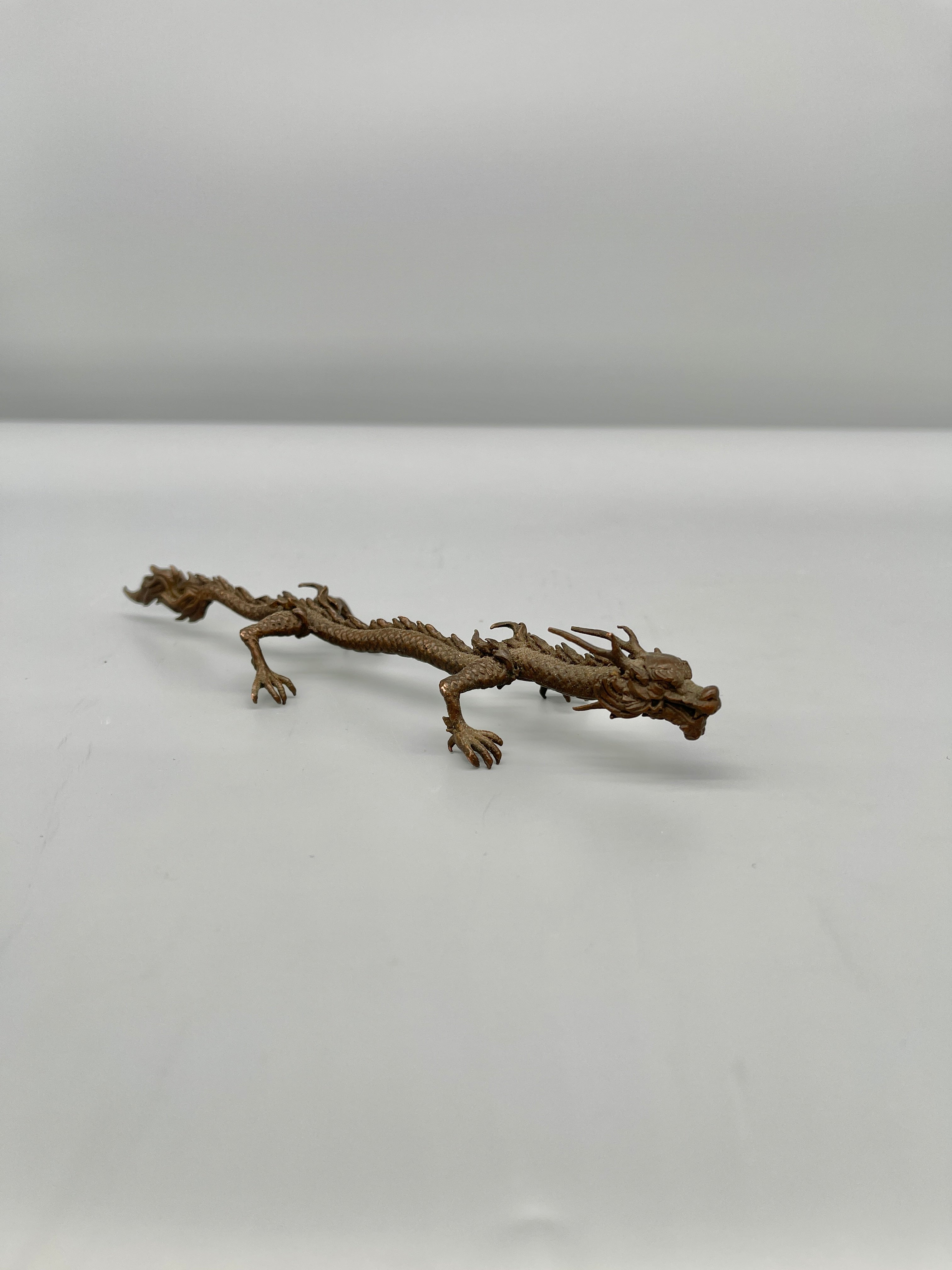 Miniature Chinese Dragon Figurine