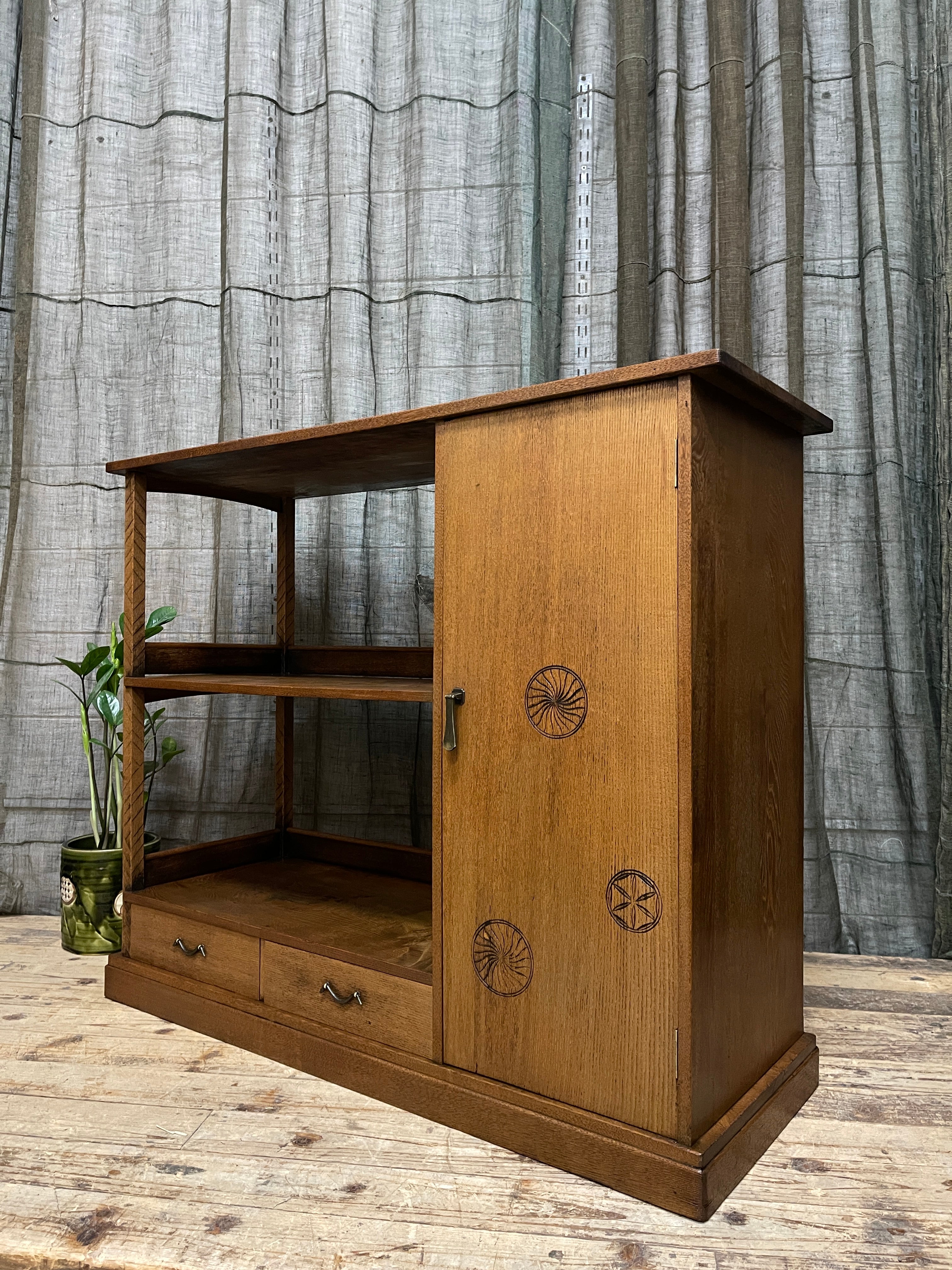 Cha Dana, Japanese Tea Cabinet - Elm | 1920's
