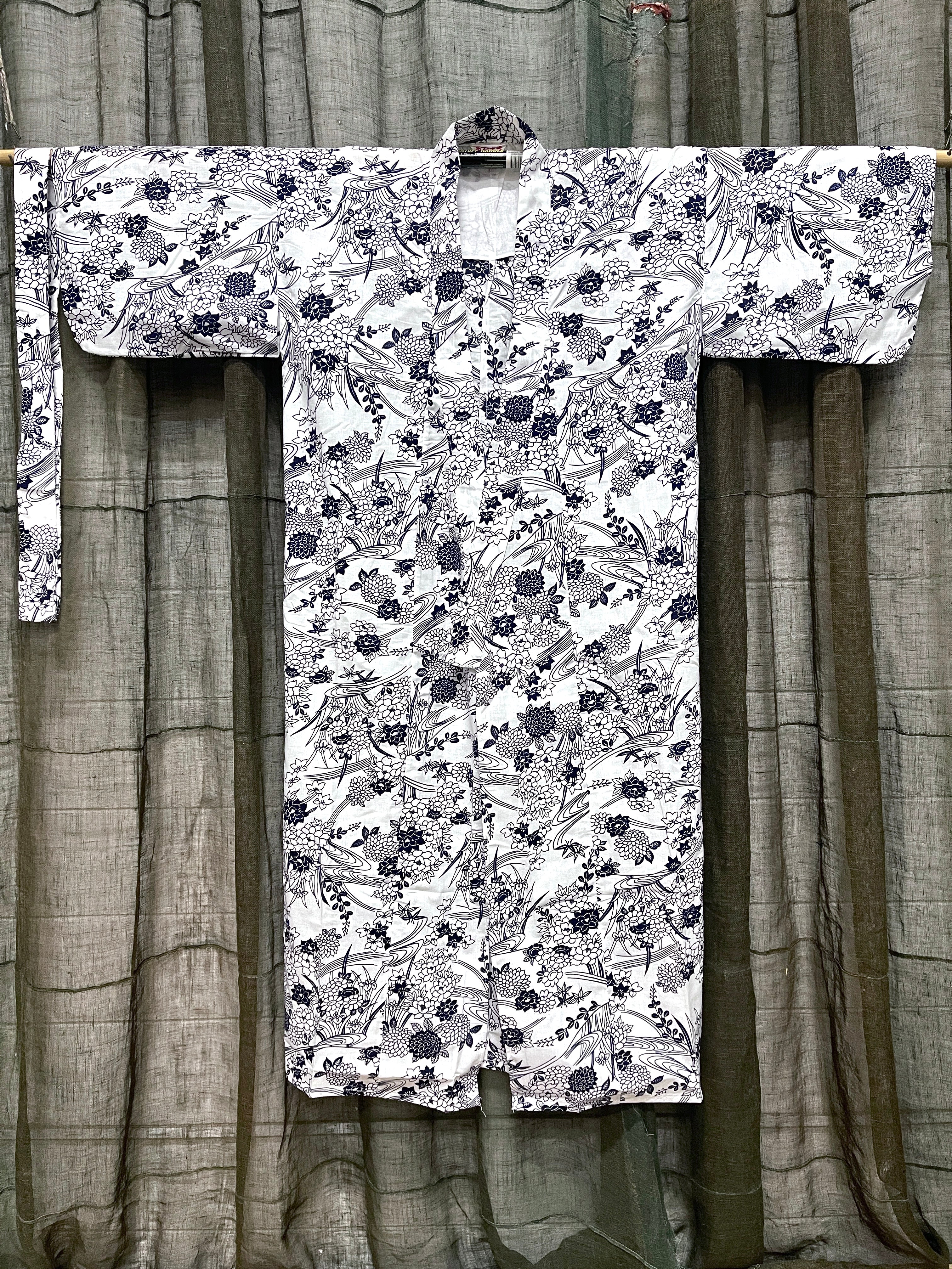 Nemaki, Japanese Cotton House Robe - Unisex