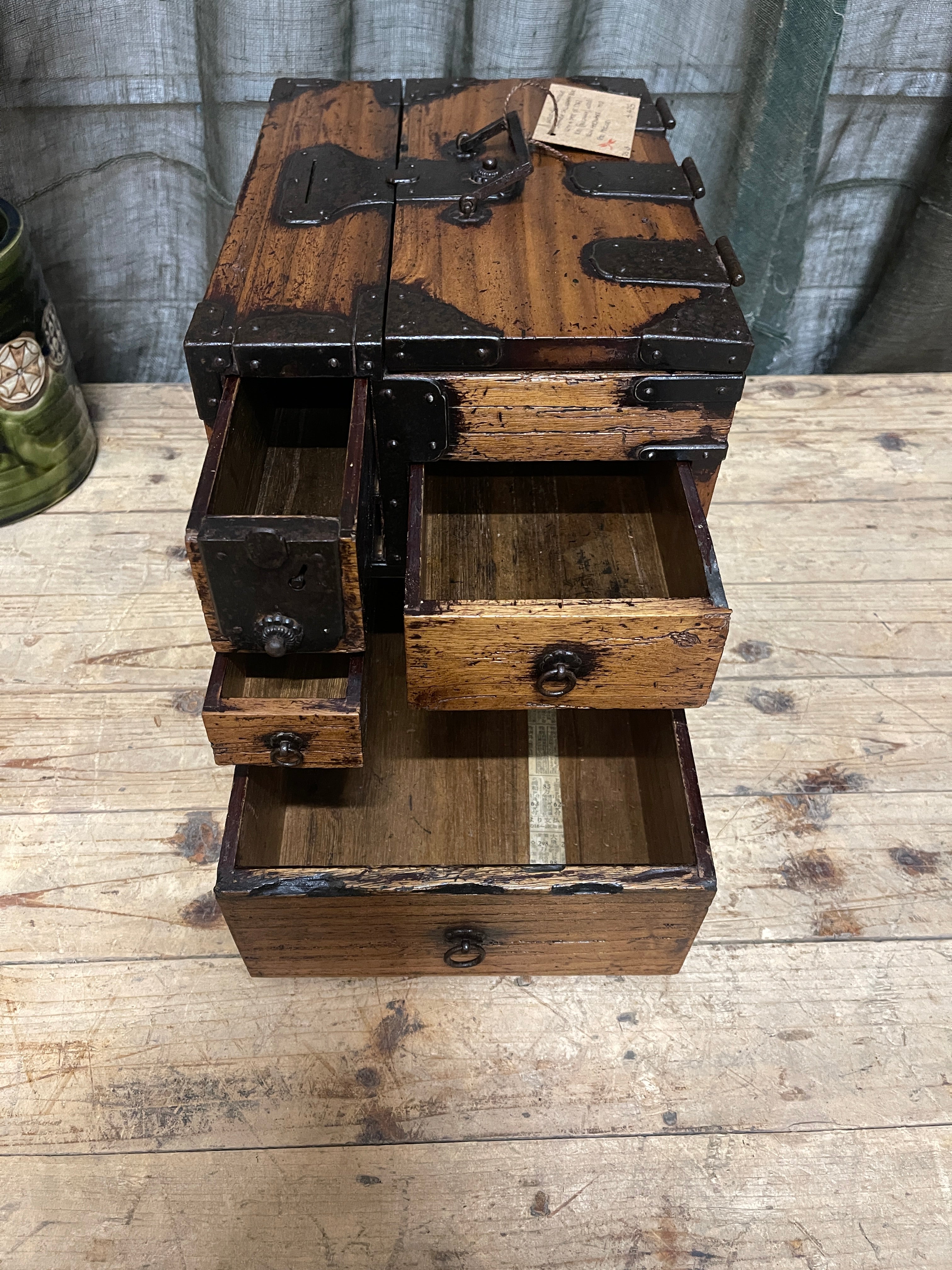 Suzuri Bako, Japanese Calligraphy Box - Paulownia | Edo