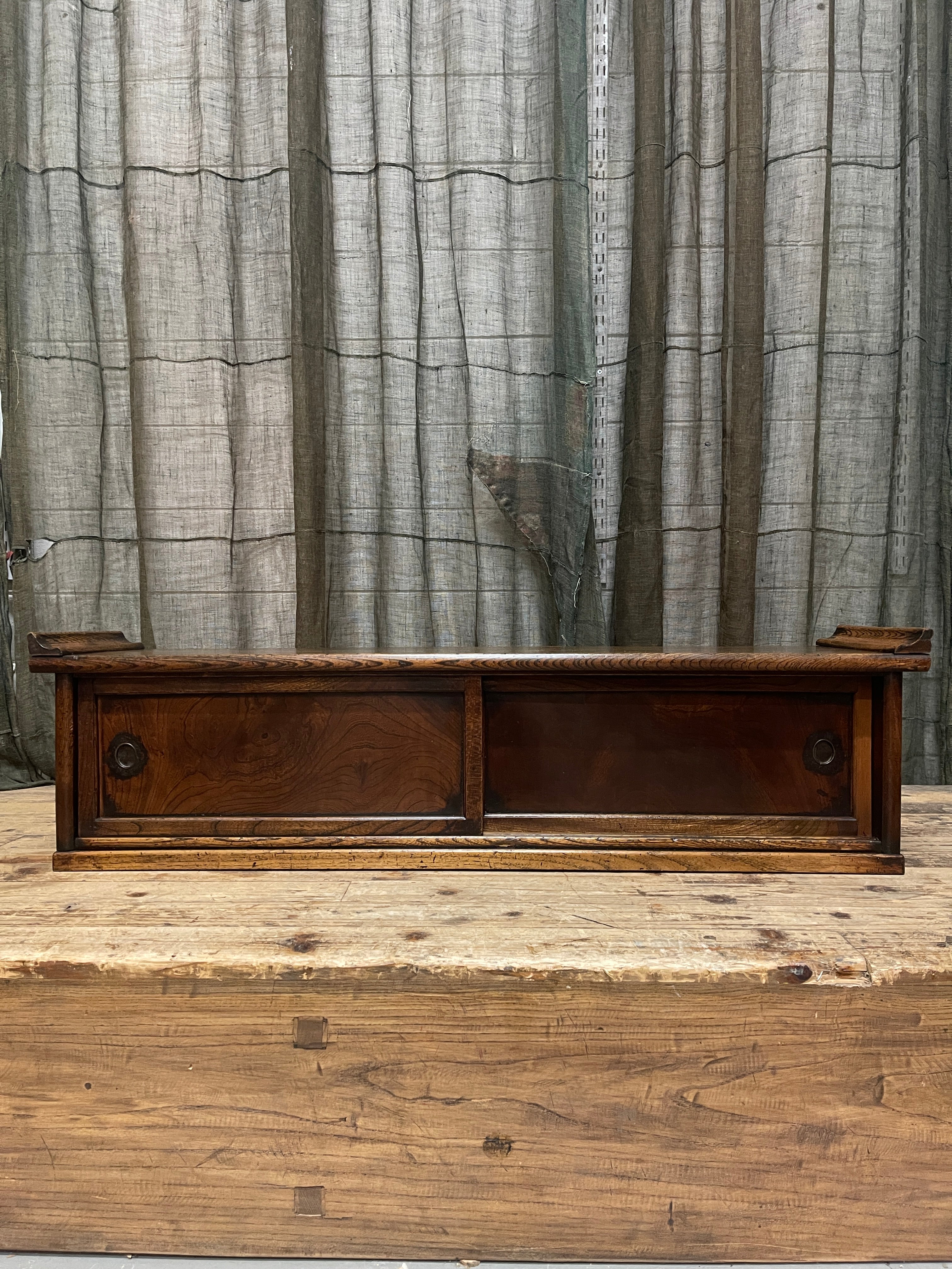 Japanese Low Chest - Elm | Meiji