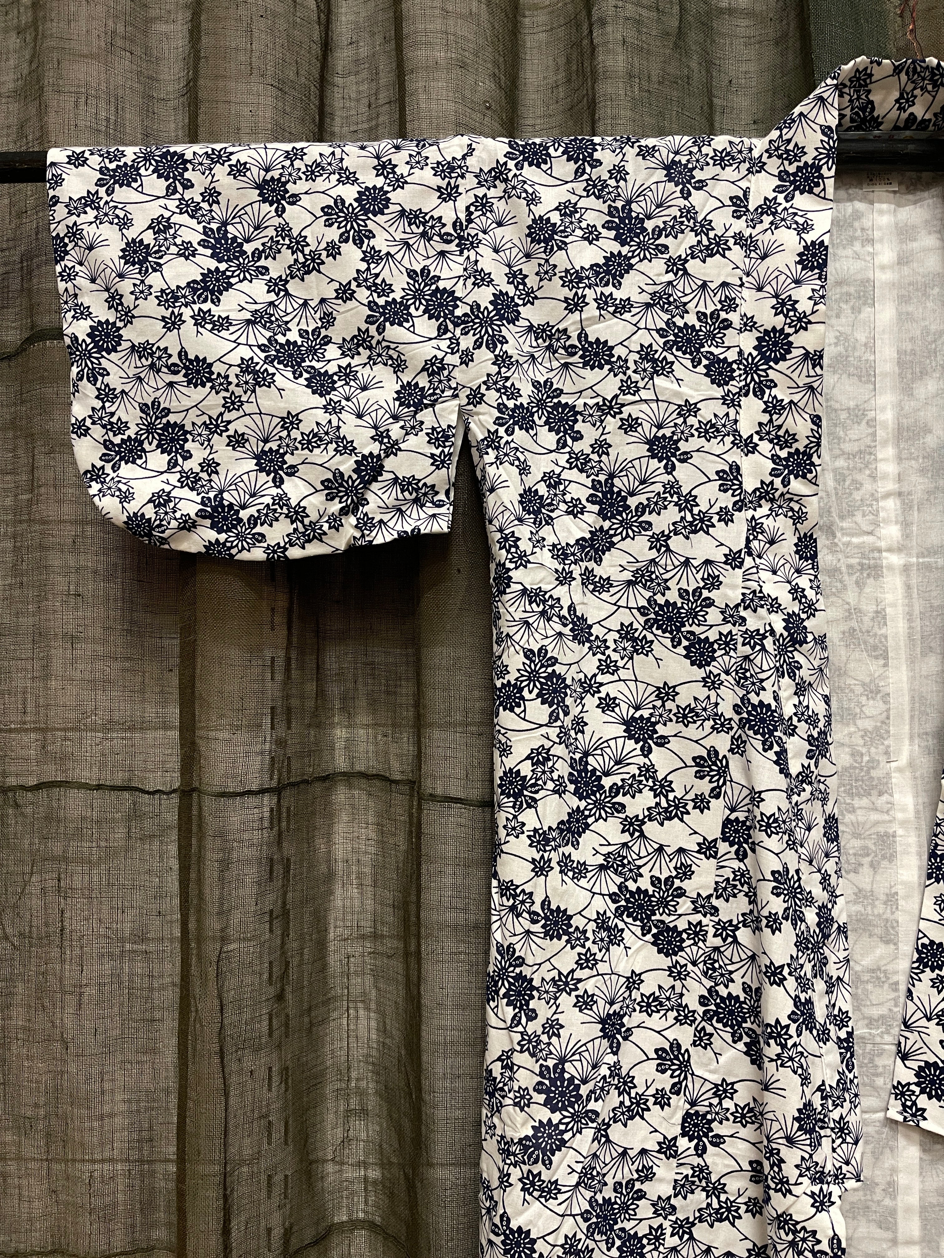 Nemaki, Japanese Cotton House Robe - Unisex