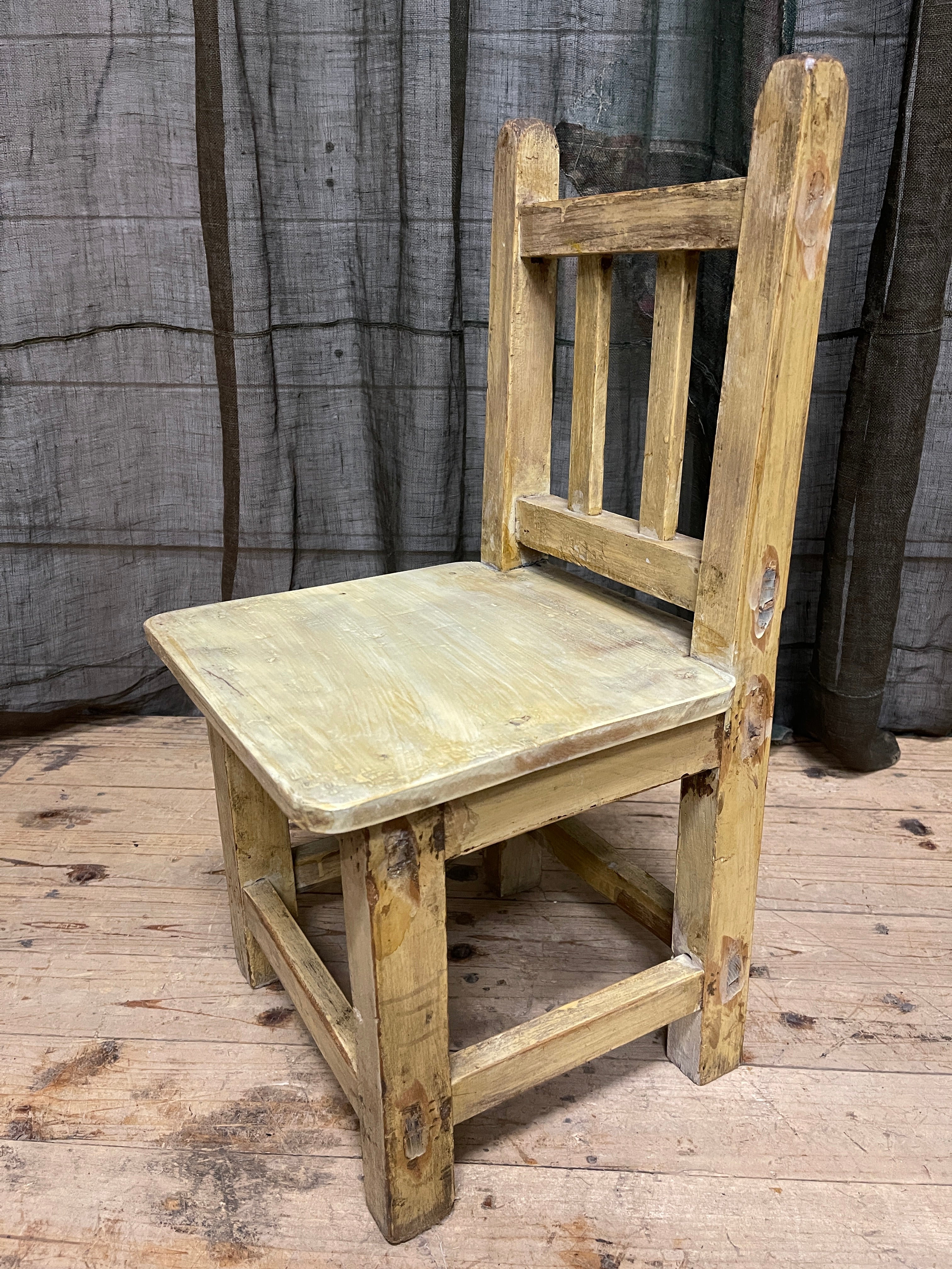 Antique Chinese School Kids Chair