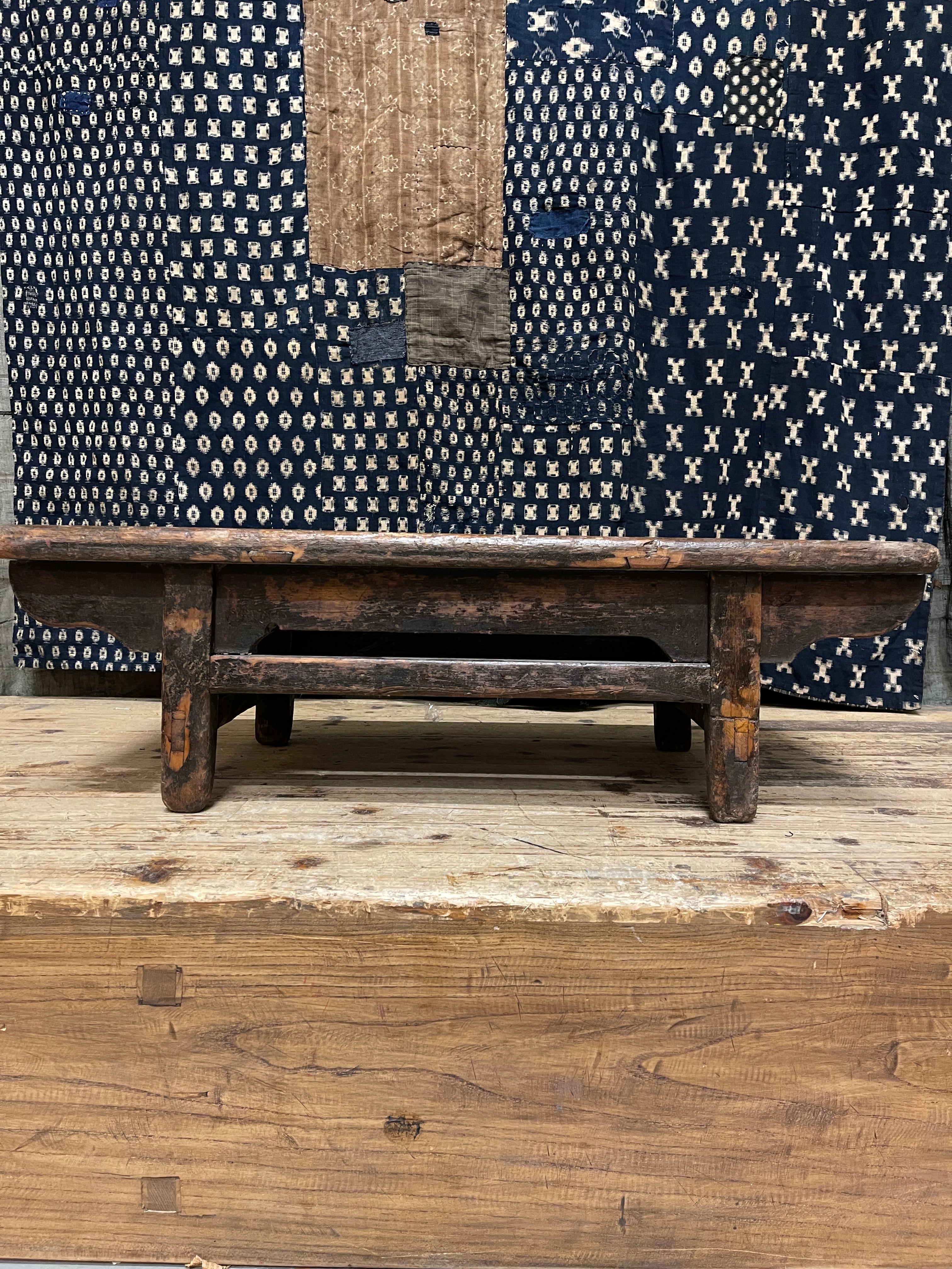 Small Antique Chinese Table, Elm