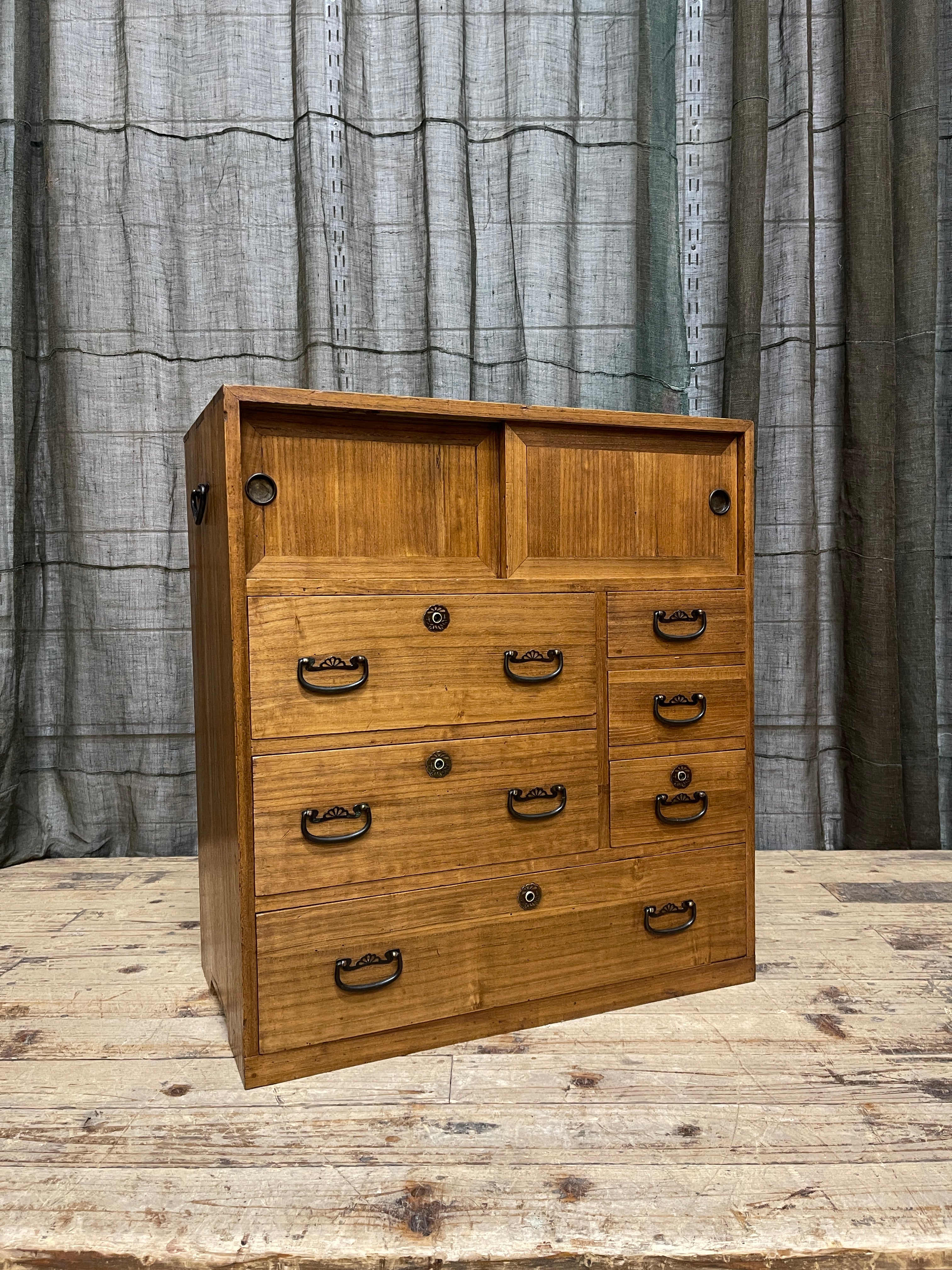 Ko Dansu, Japanese Side Cabinet - Paulownia | 1930's