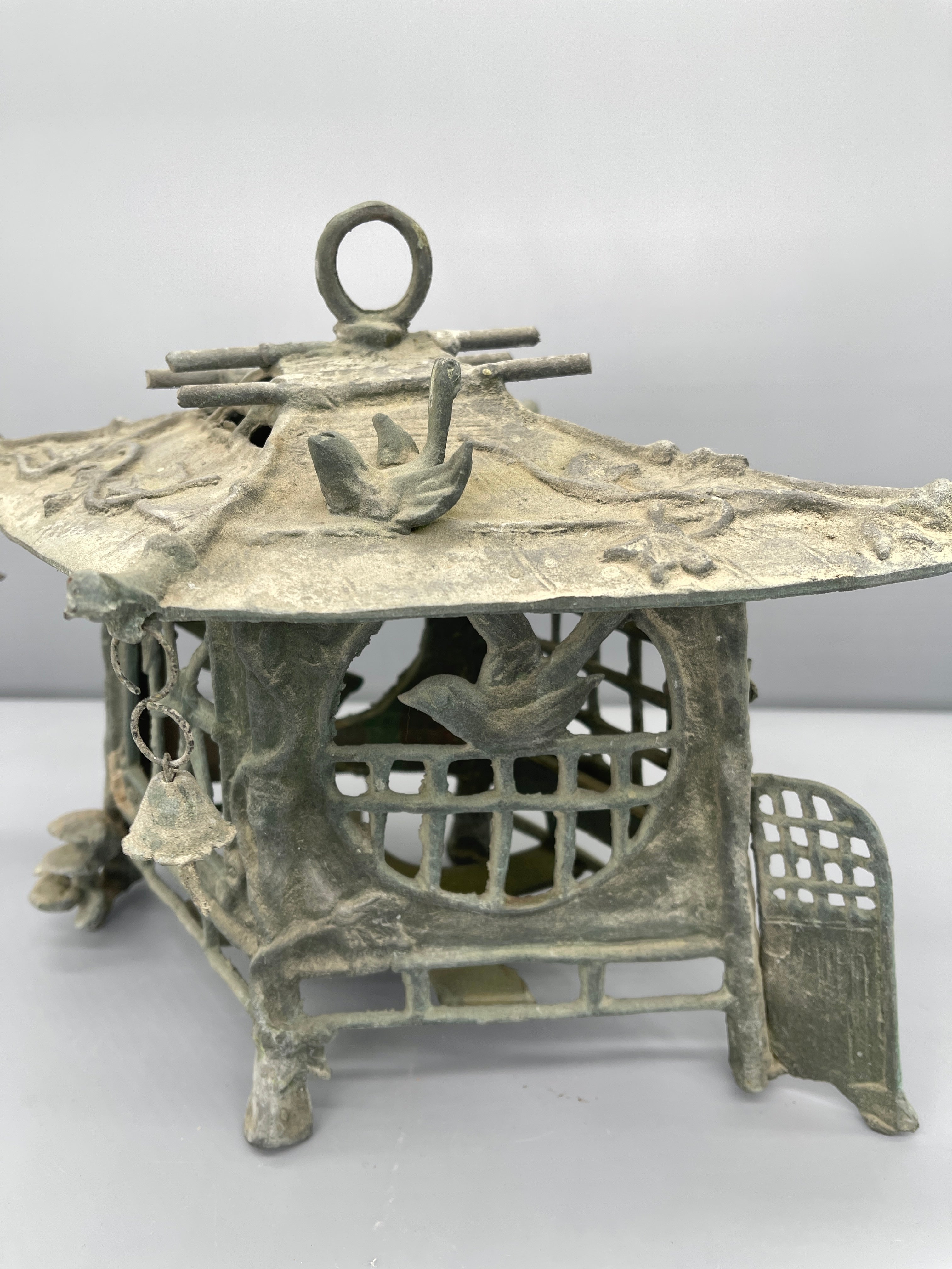 Japanese Cast Bronze Garden Lantern - Toro | Taisho