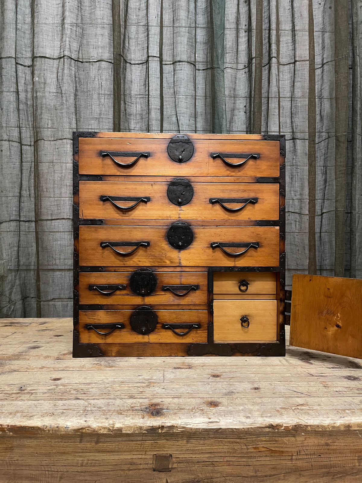 Ko Dansu, Antique Japanese Side Cabinet - Cypress | C.1850
