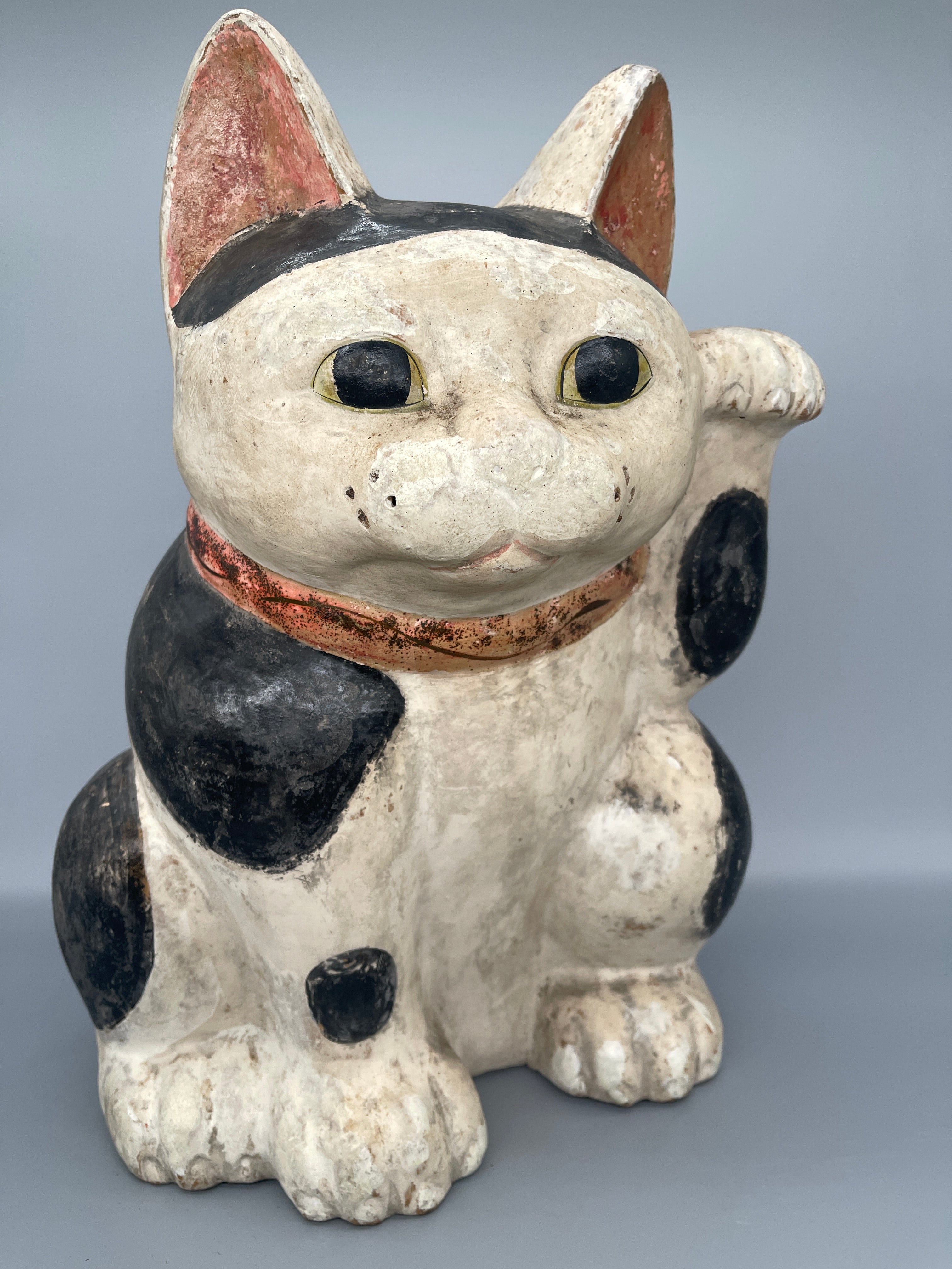 Antique Japanese Mikawa Maneki Neko | c.1900
